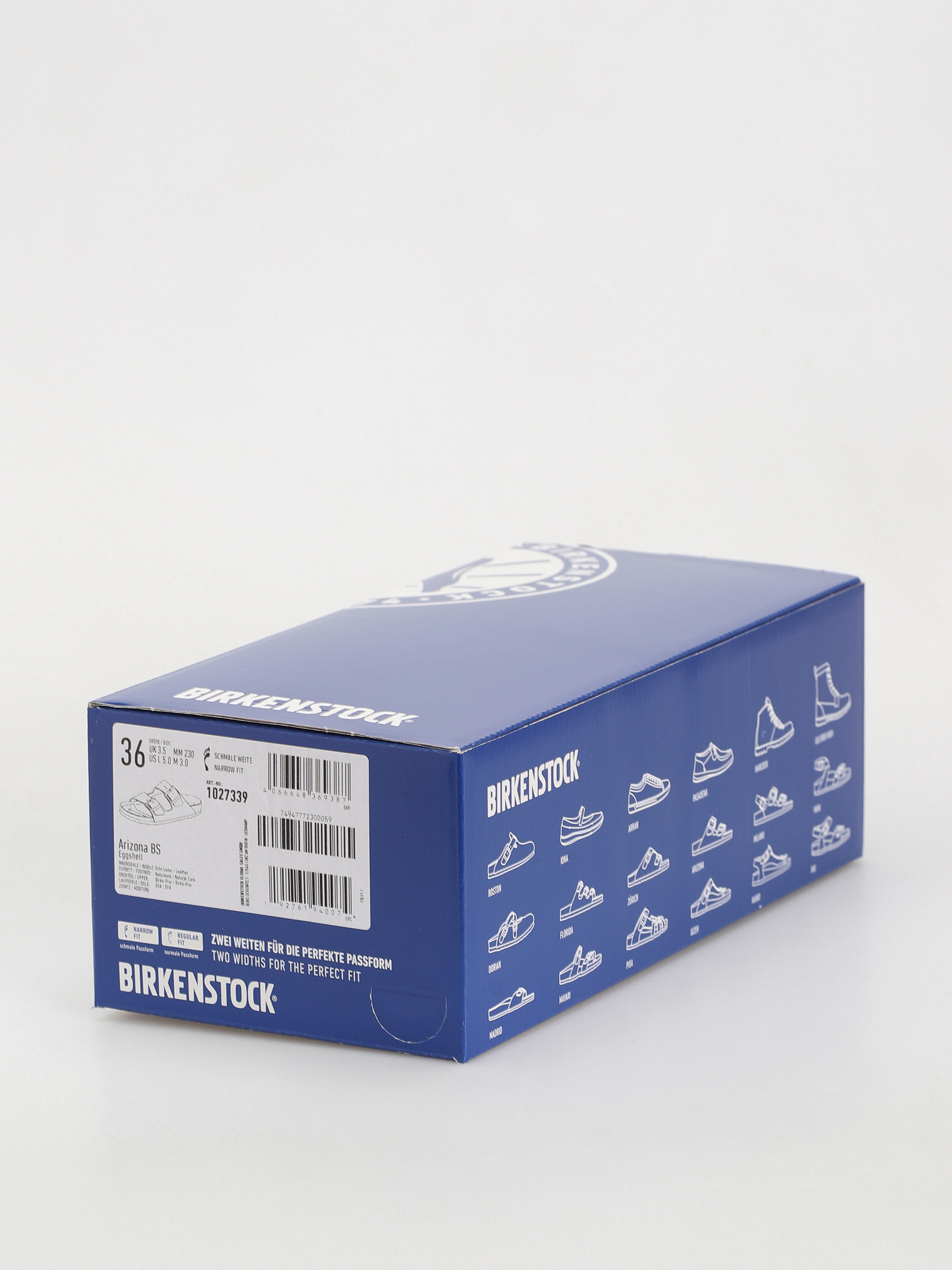 Șlapi Birkenstock Arizona Birko Flor Narrow Wmn (eggshell)