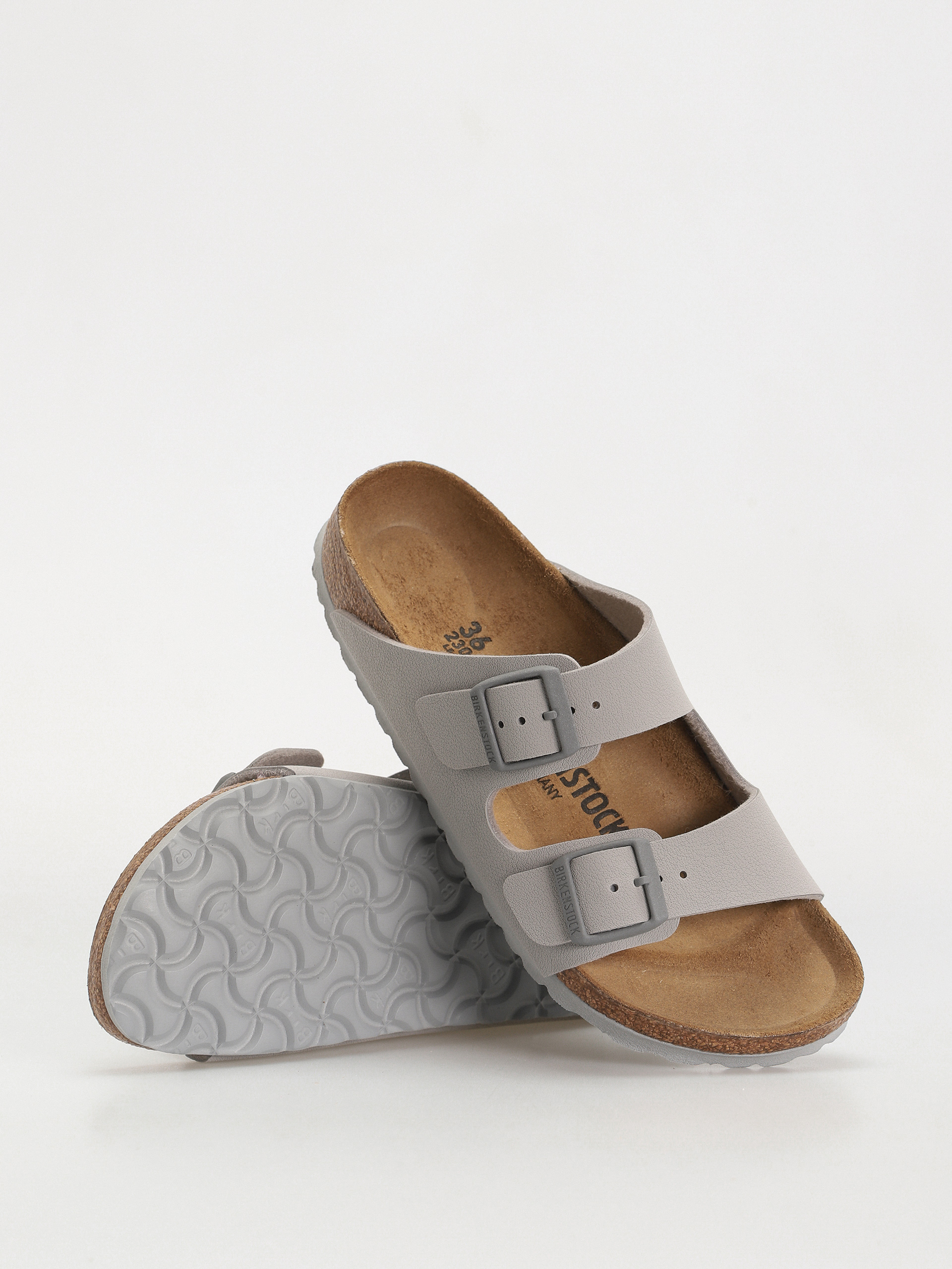 Șlapi Birkenstock Arizona Birko Flor Narrow Wmn (stone coin)