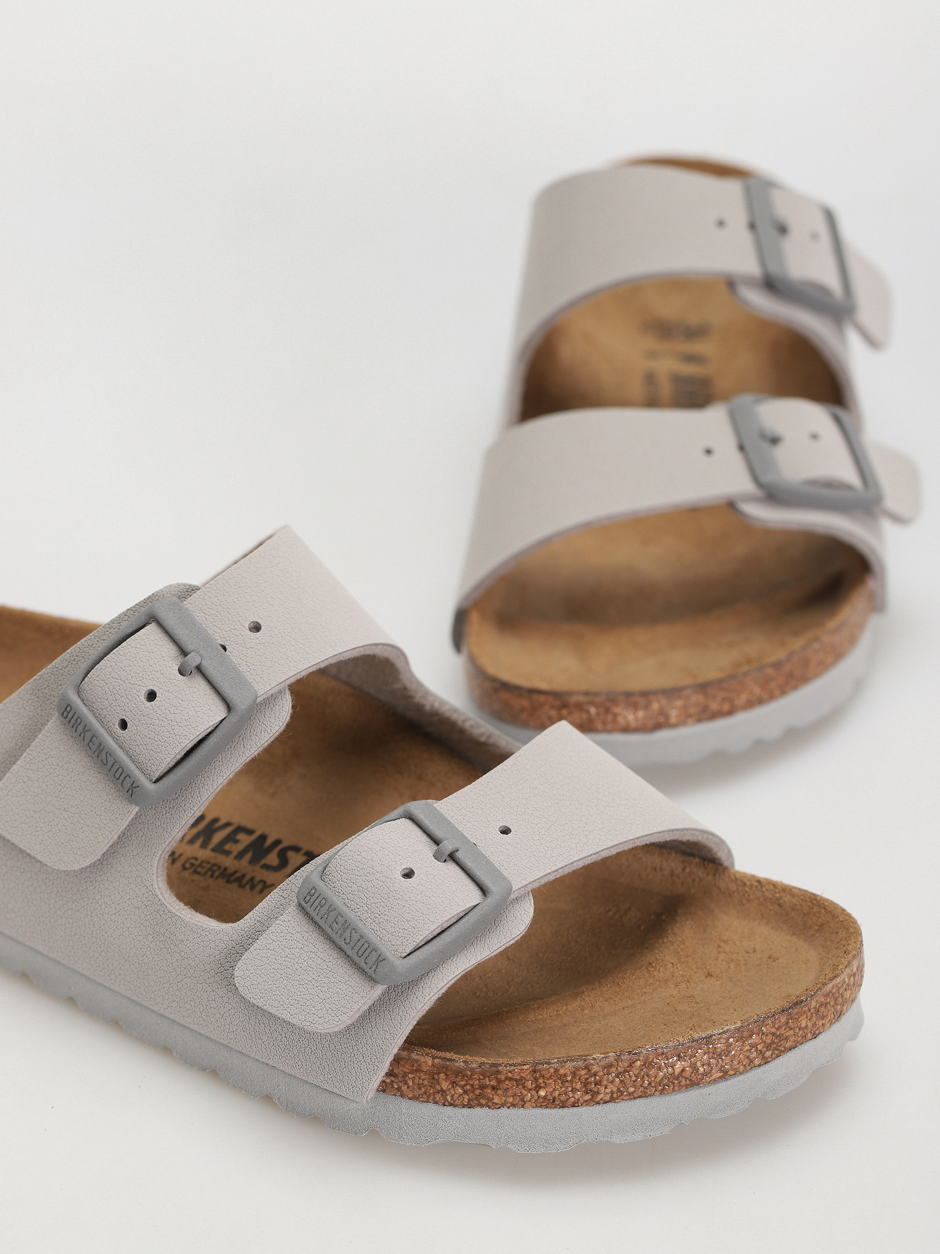 Șlapi Birkenstock Arizona Birko Flor Narrow Wmn (stone coin)