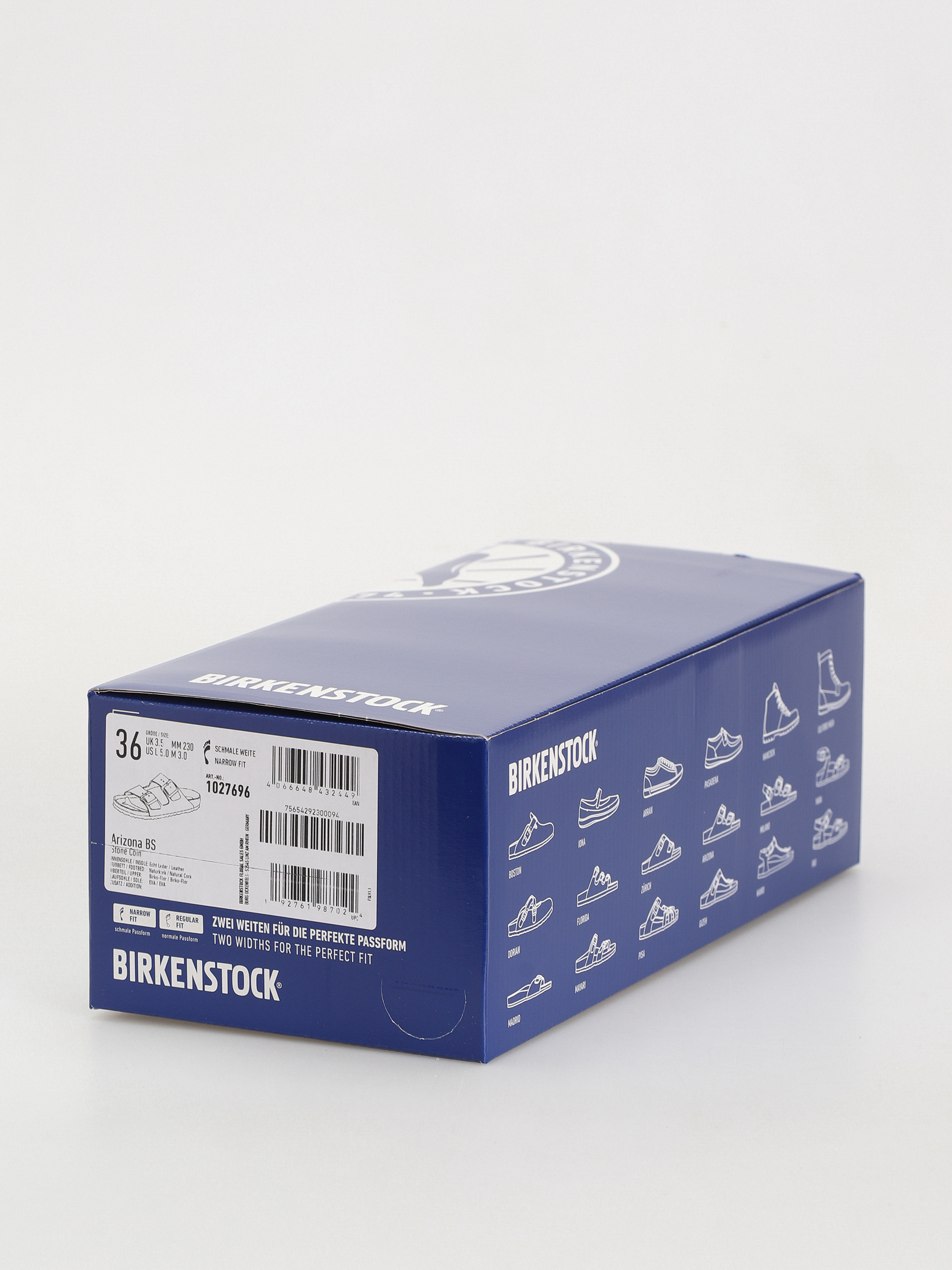 Șlapi Birkenstock Arizona Birko Flor Narrow Wmn (stone coin)