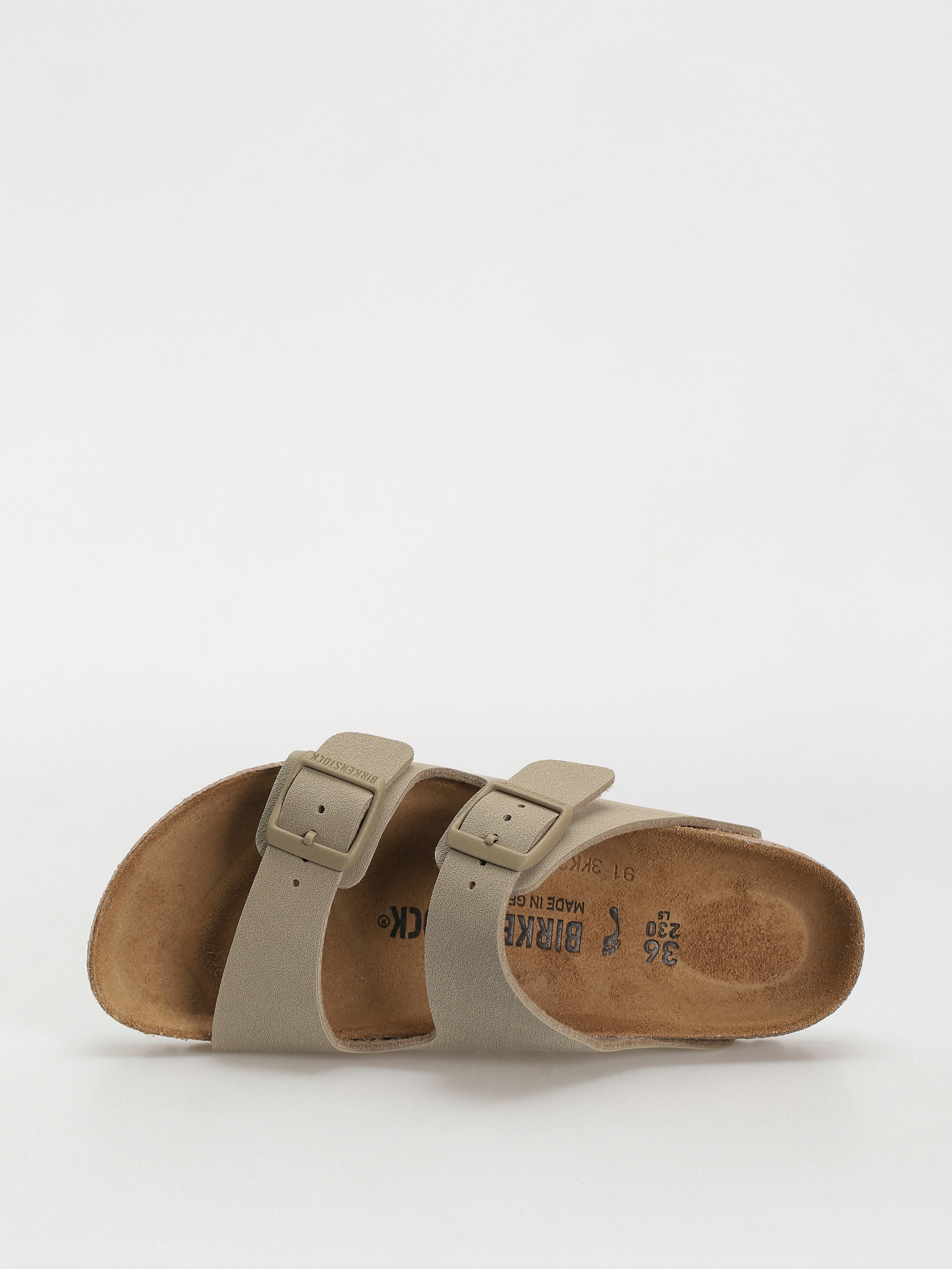 Șlapi Birkenstock Arizona Birko Flor Narrow Wmn (faded khaki)