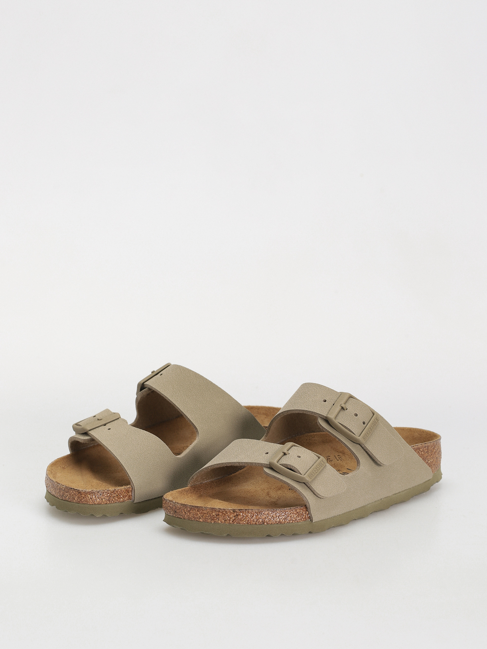 Șlapi Birkenstock Arizona Birko Flor Narrow Wmn (faded khaki)