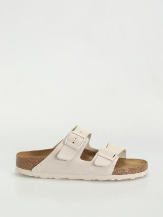 Șlapi Birkenstock Arizona Suede Leather Narrow Wmn (antique white)