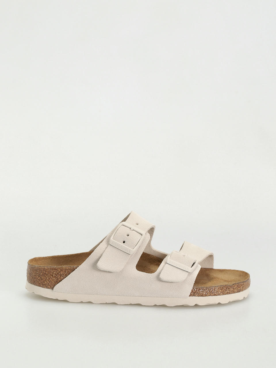 Șlapi Birkenstock Arizona Suede Leather Narrow Wmn (antique white)