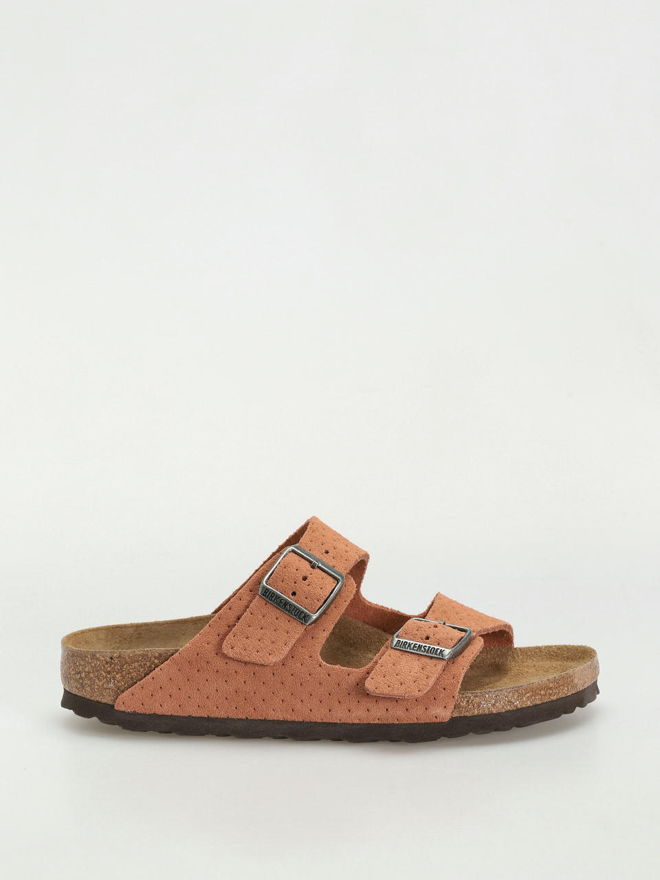 Șlapi Birkenstock Arizona Suede Embossed Narrow Wmn (emboss dots burnt orange)