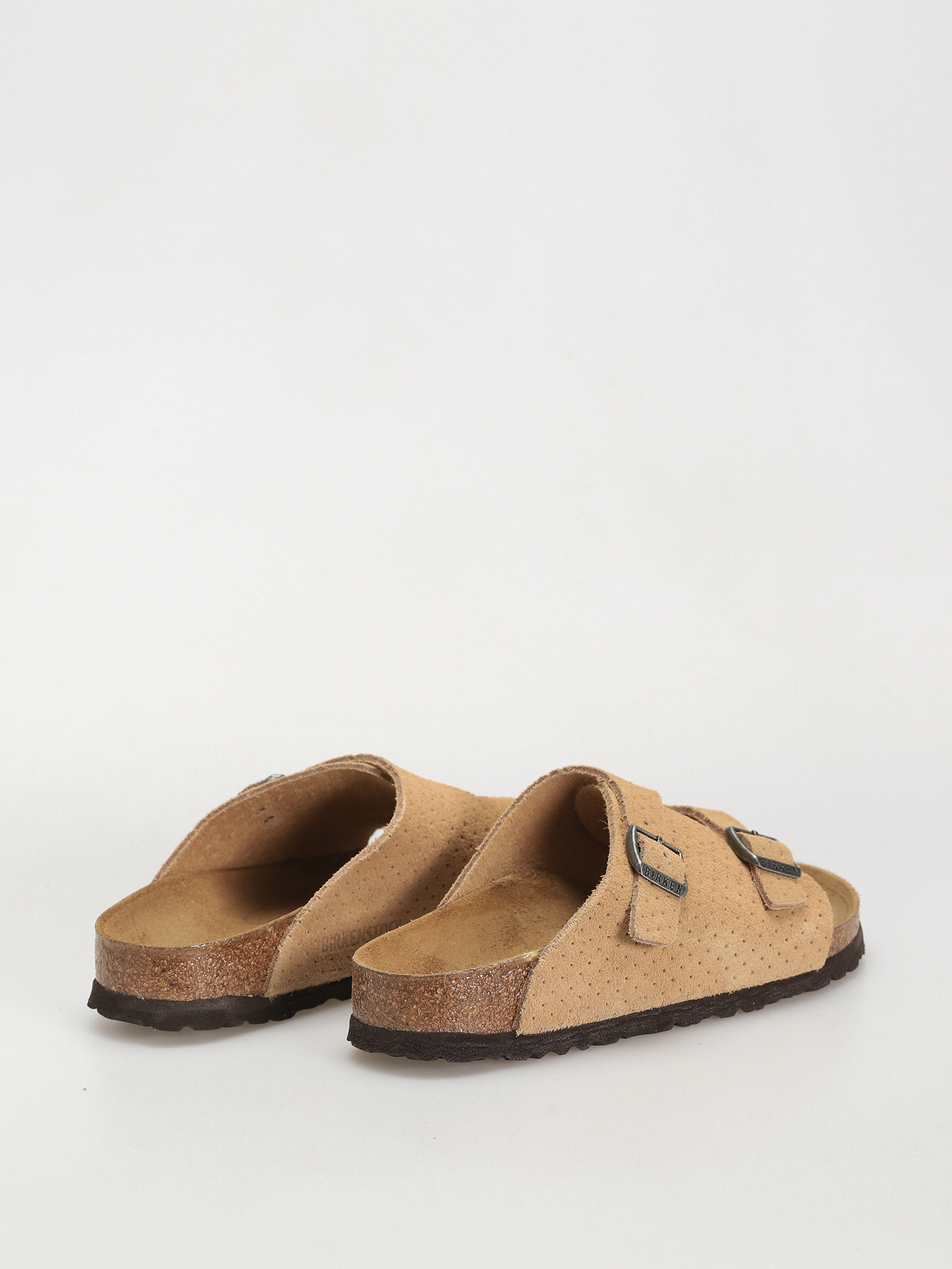 Șlapi Birkenstock Zurich Suede Embossed Narrow Wmn (emboss dots new beige)