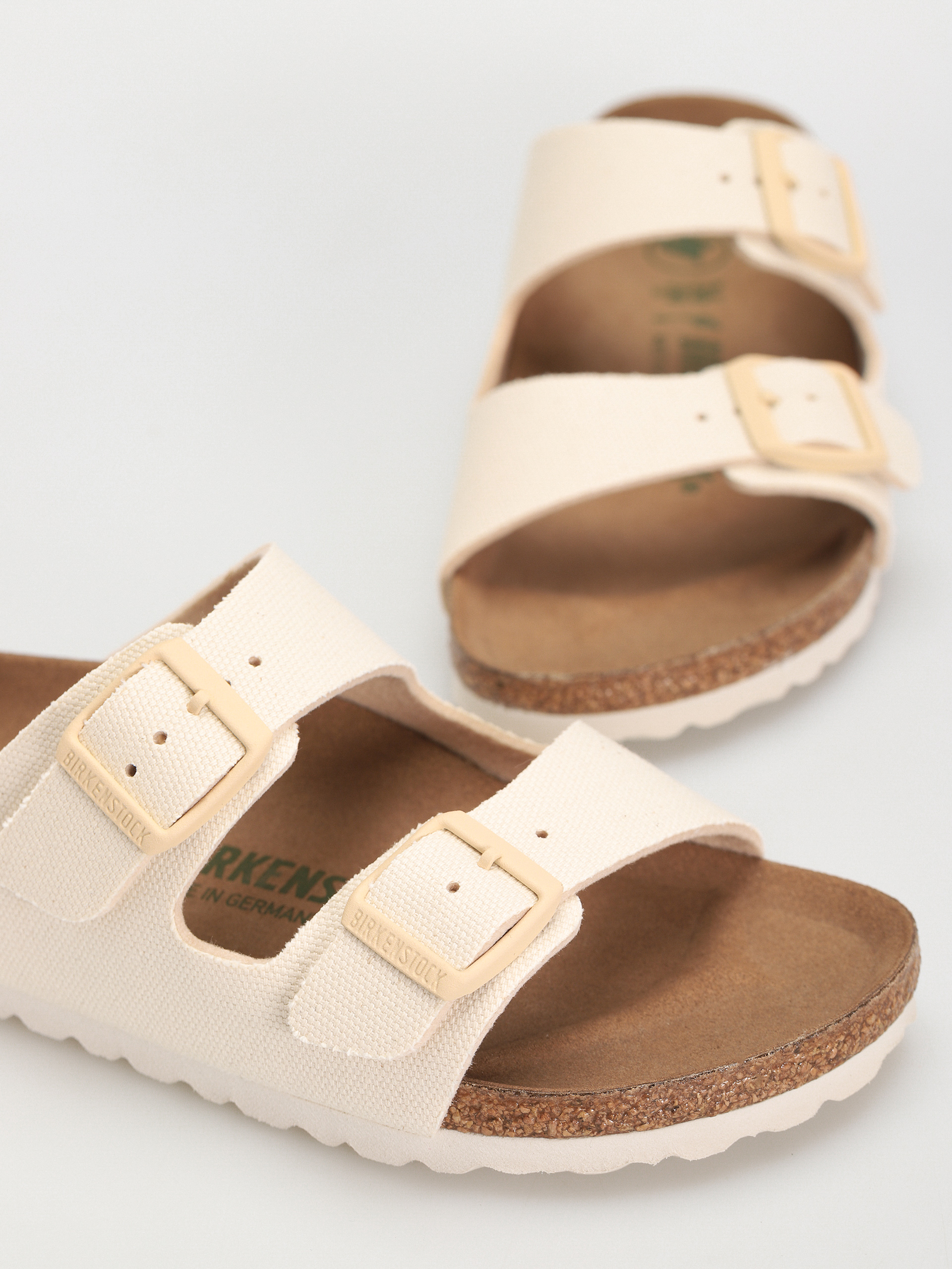 Șlapi Birkenstock Arizona Vegan Narrow Wmn (eggshell)