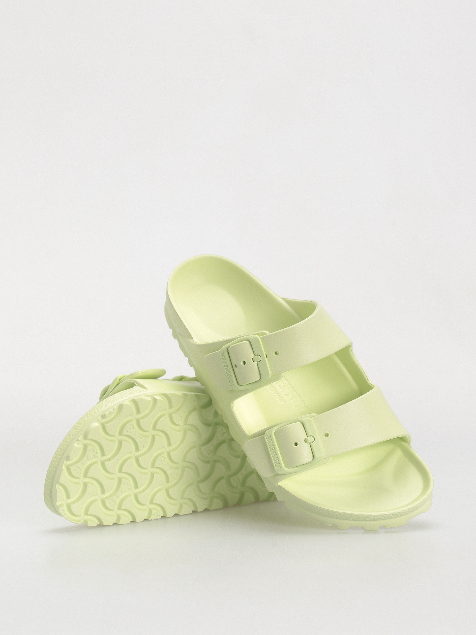 Șlapi Birkenstock Arizona Essentials EVA Narrow Wmn (faded lime)
