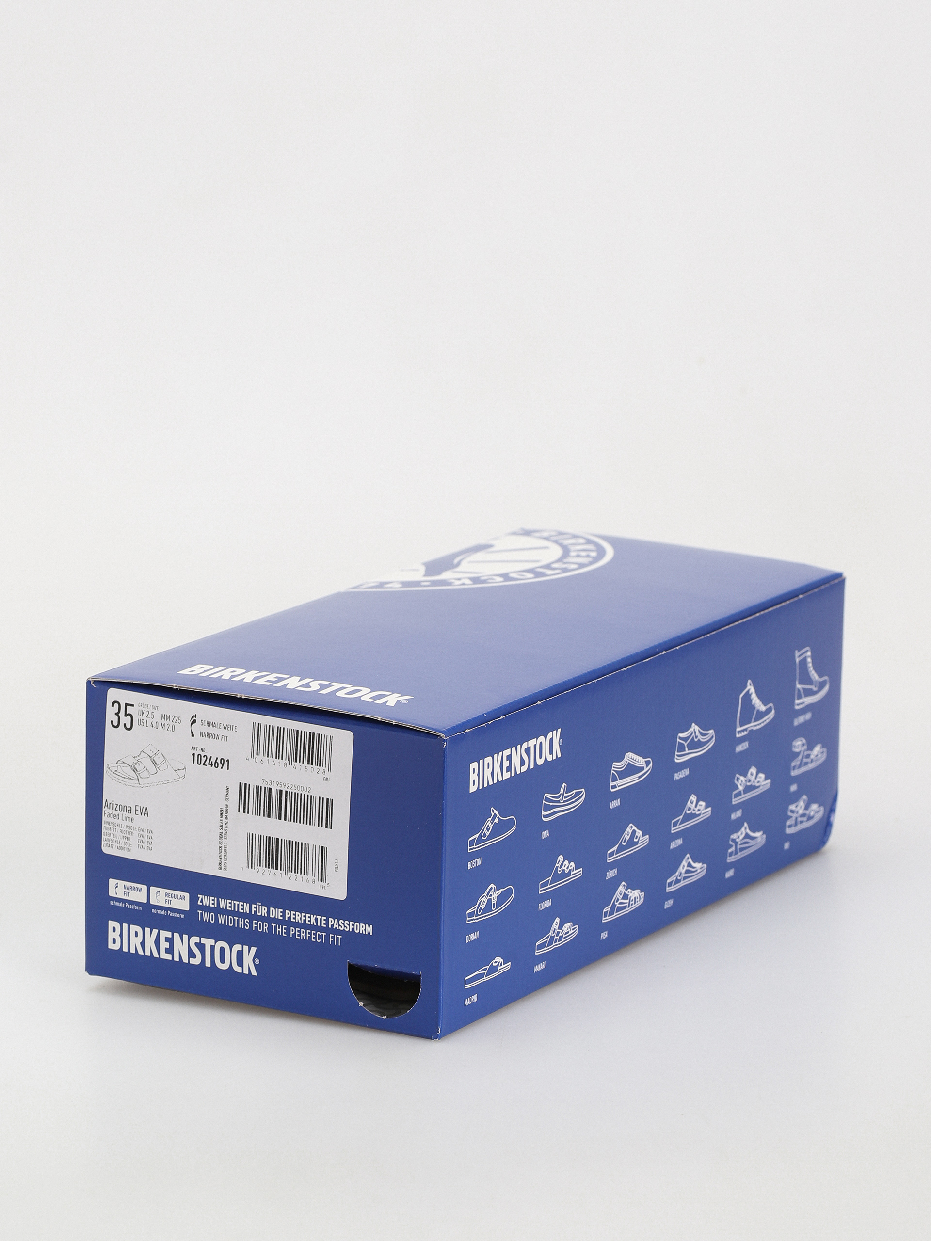 Șlapi Birkenstock Arizona Essentials EVA Narrow Wmn (faded lime)