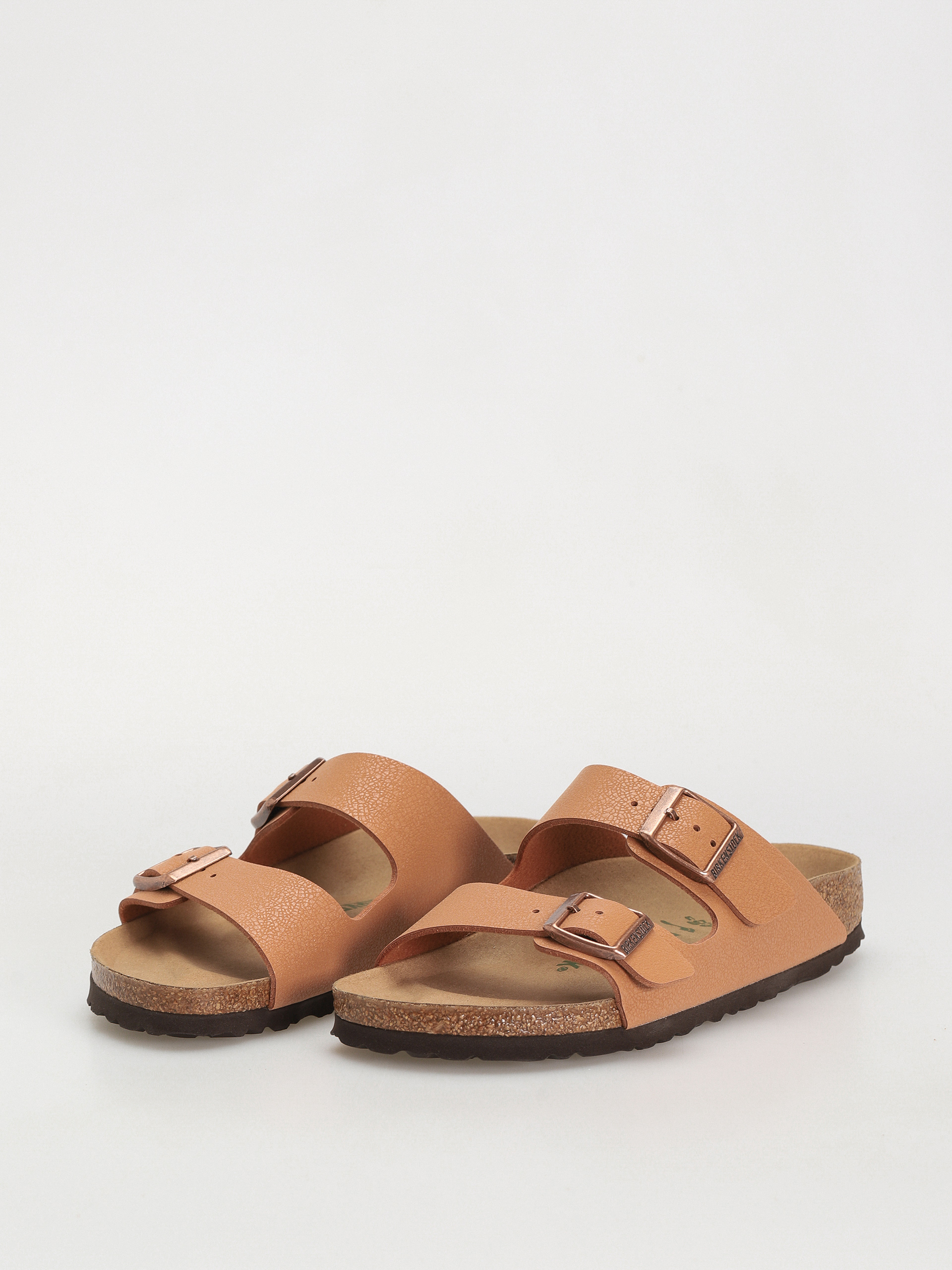 Șlapi Birkenstock Arizona Birko Flor Nubuck Narrow Wmn (pecan)