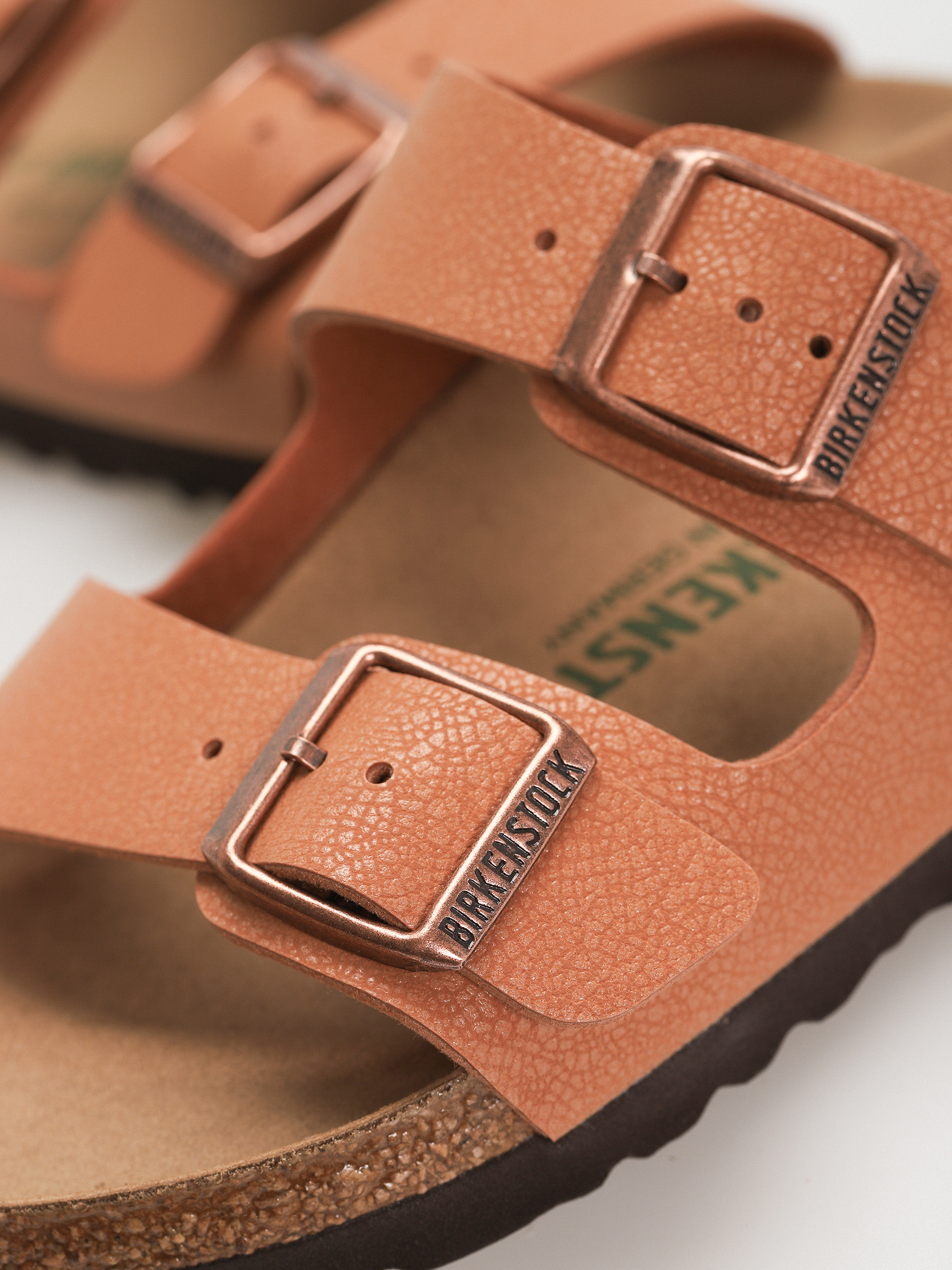 Șlapi Birkenstock Arizona Birko Flor Nubuck Narrow Wmn (pecan)