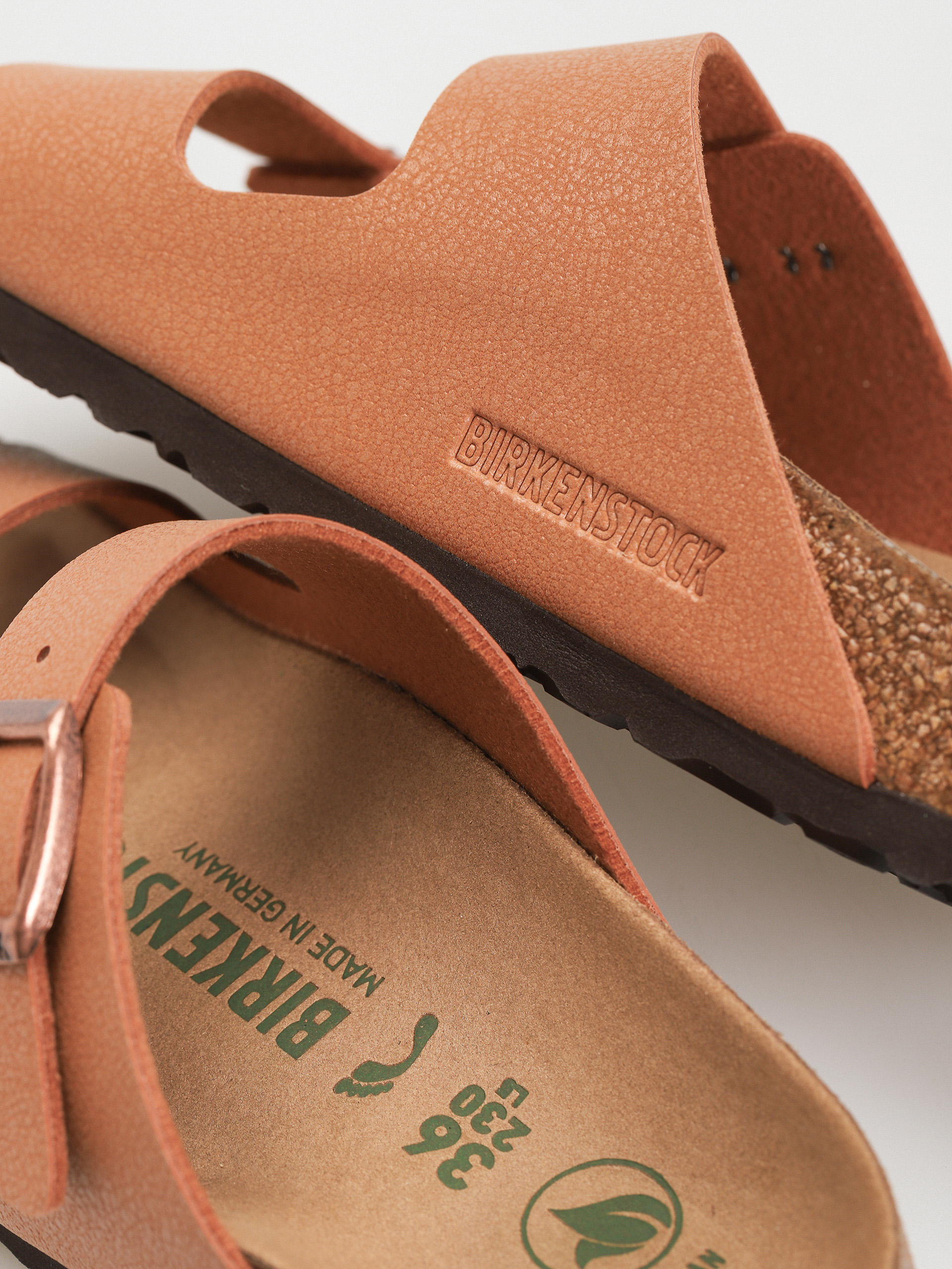 Șlapi Birkenstock Arizona Birko Flor Nubuck Narrow Wmn (pecan)