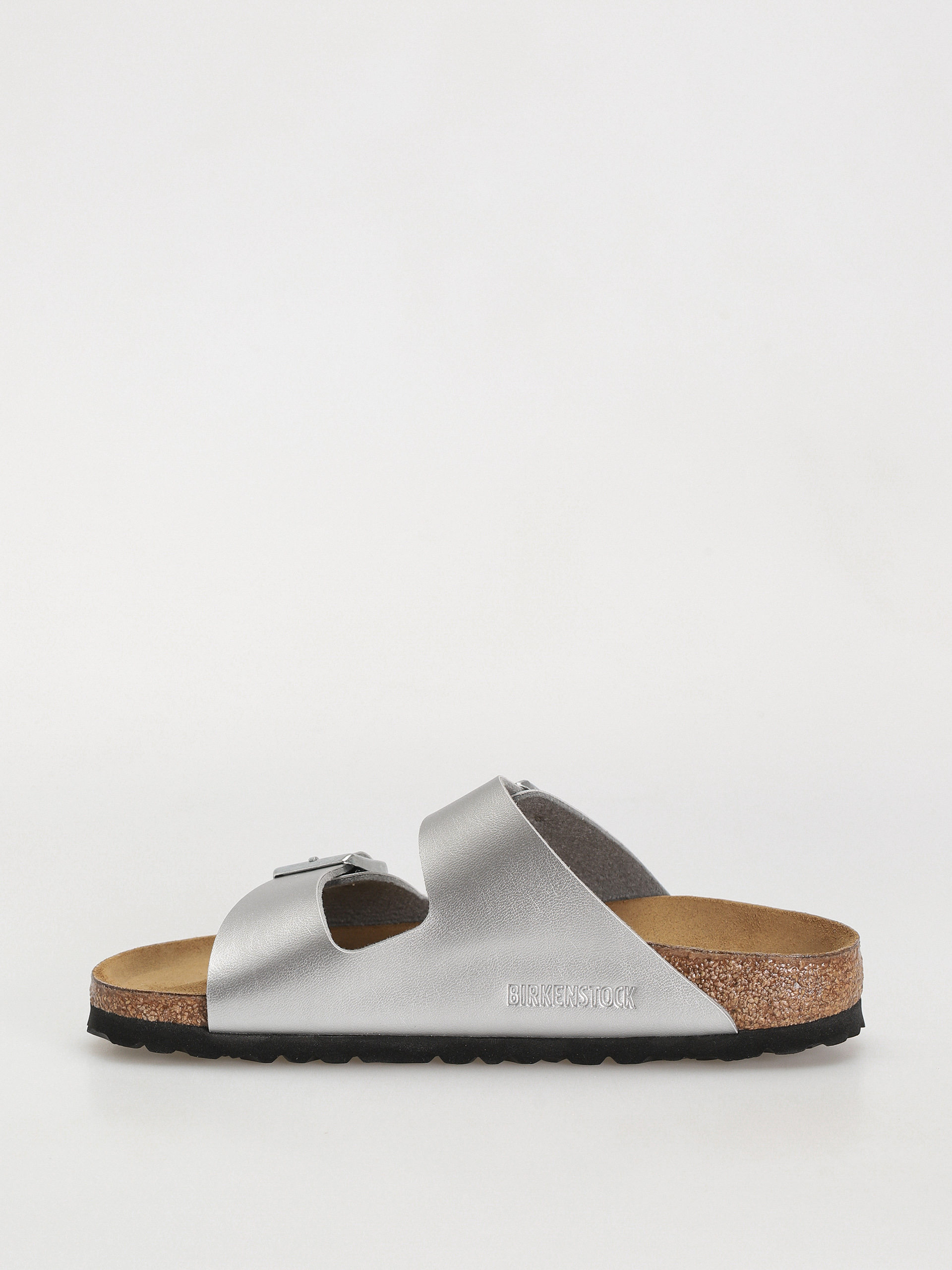 Șlapi Birkenstock Arizona Birko Flor Narrow Wmn (silver)