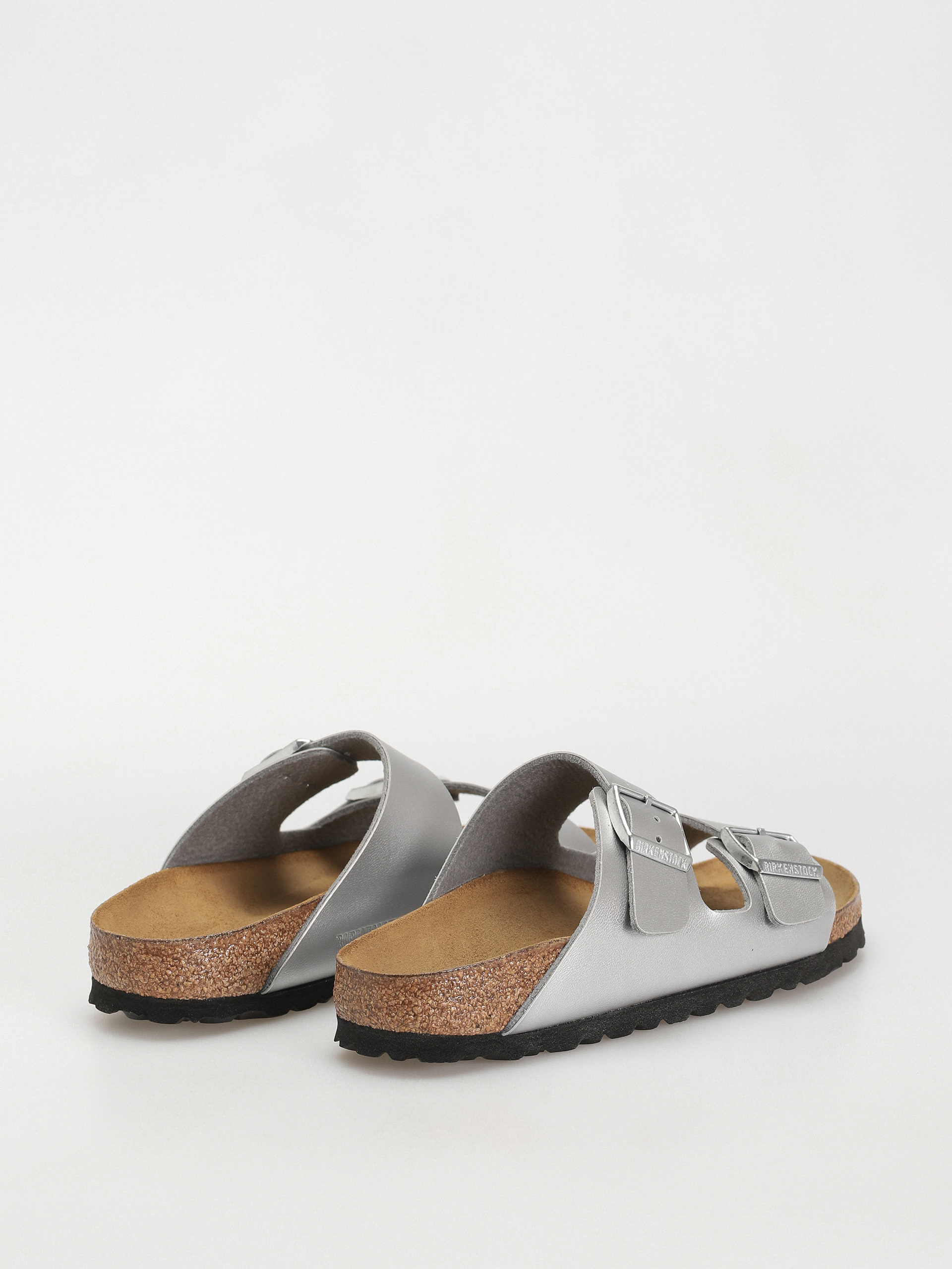 Șlapi Birkenstock Arizona Birko Flor Narrow Wmn (silver)