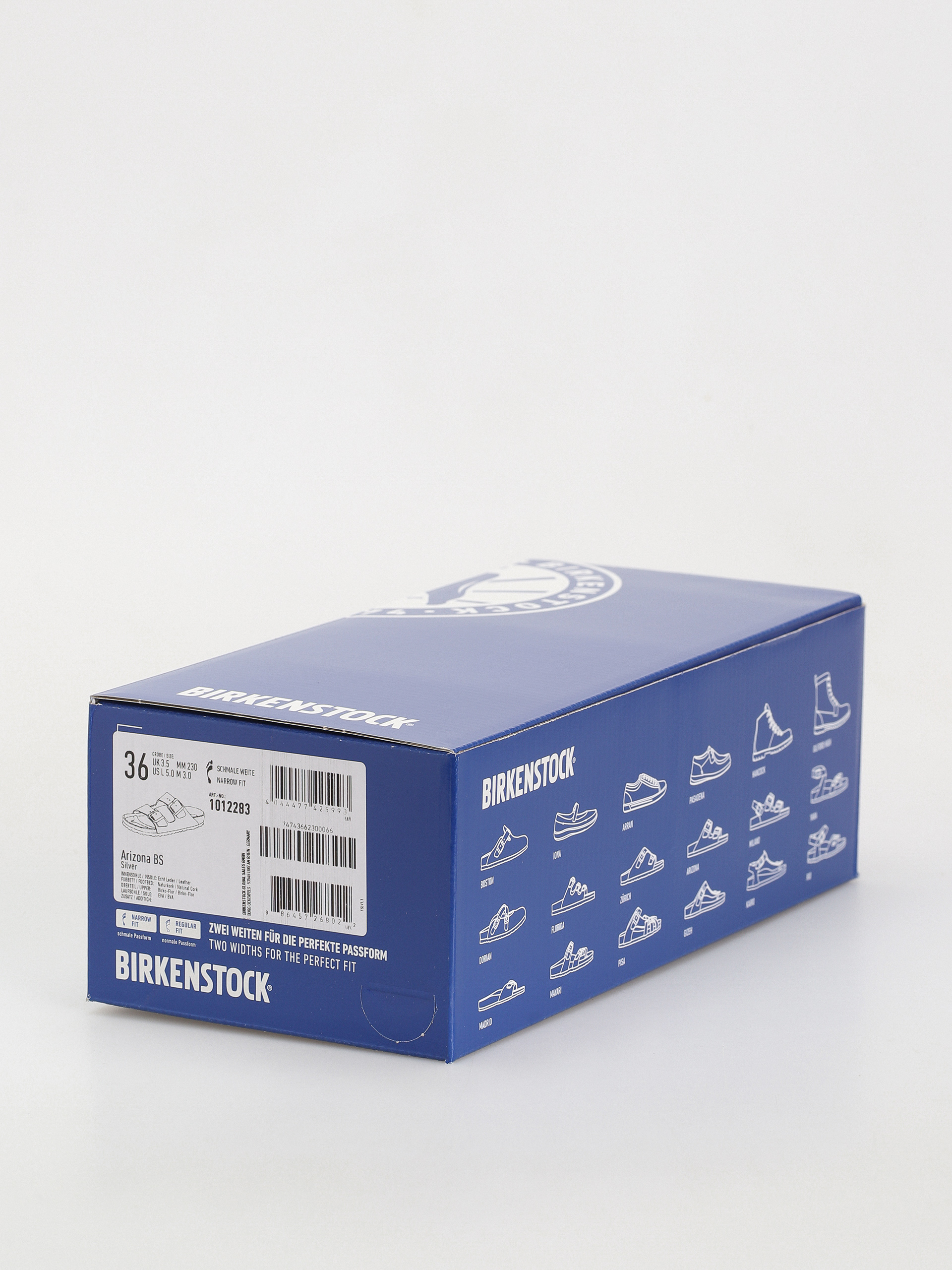 Șlapi Birkenstock Arizona Birko Flor Narrow Wmn (silver)