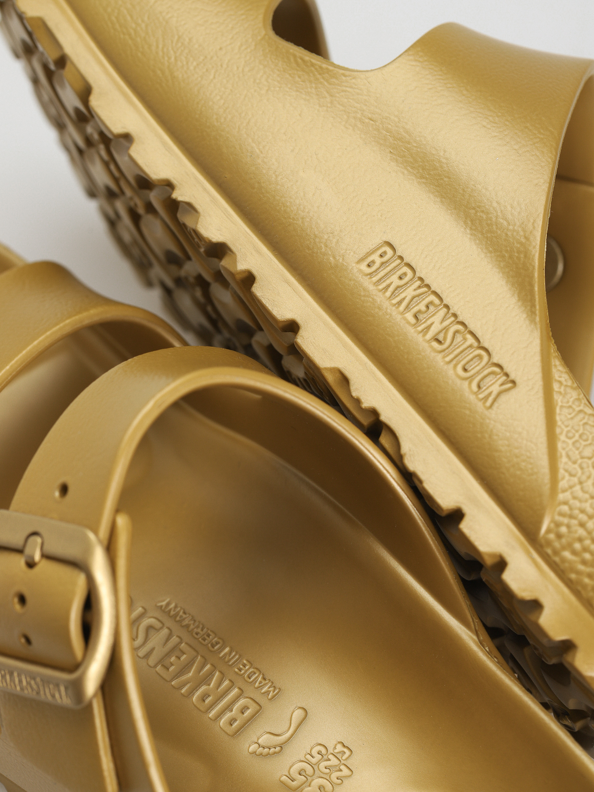 Șlapi Birkenstock Arizona EVA Narrow Wmn (glamour gold)