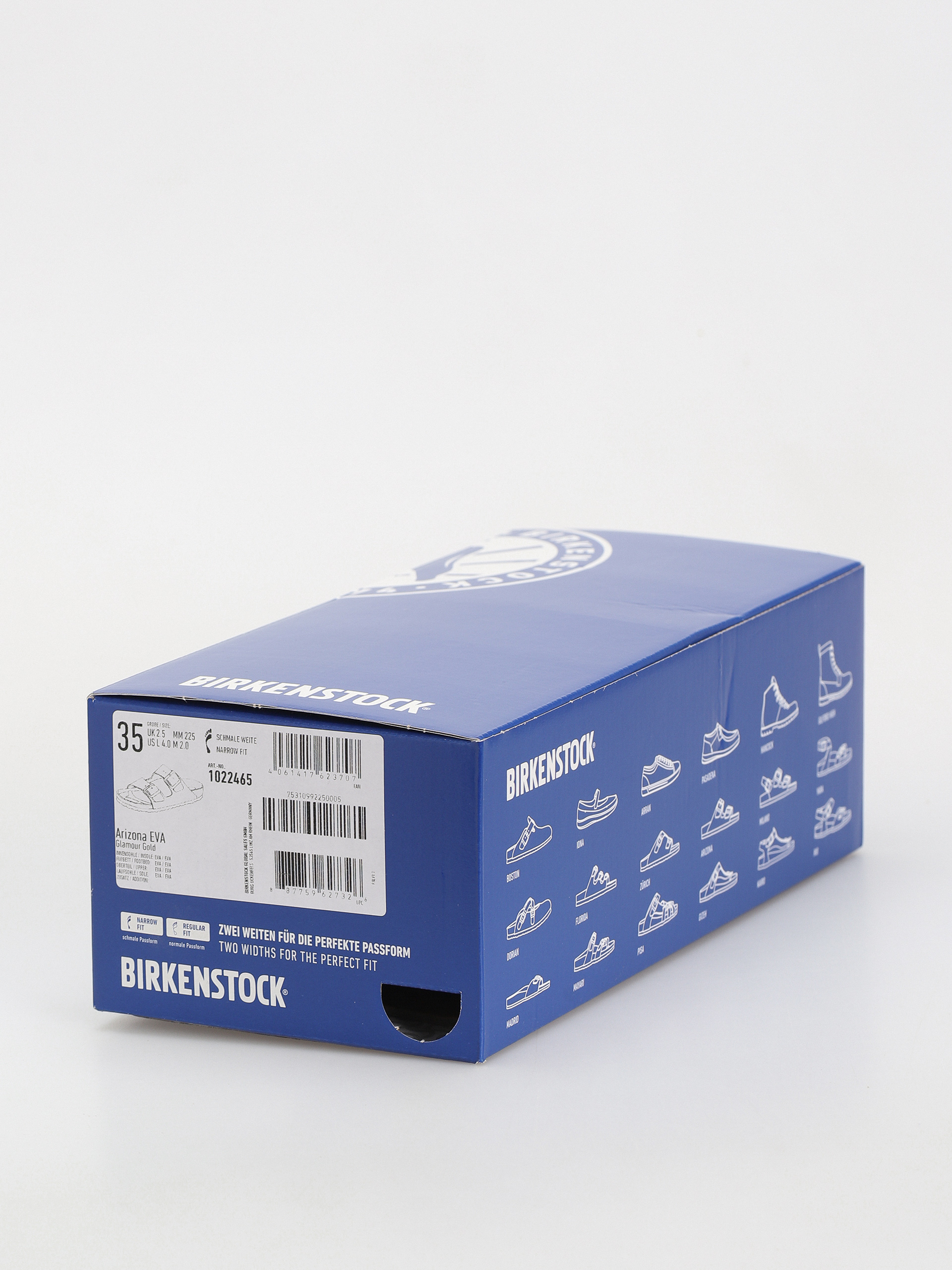 Șlapi Birkenstock Arizona EVA Narrow Wmn (glamour gold)