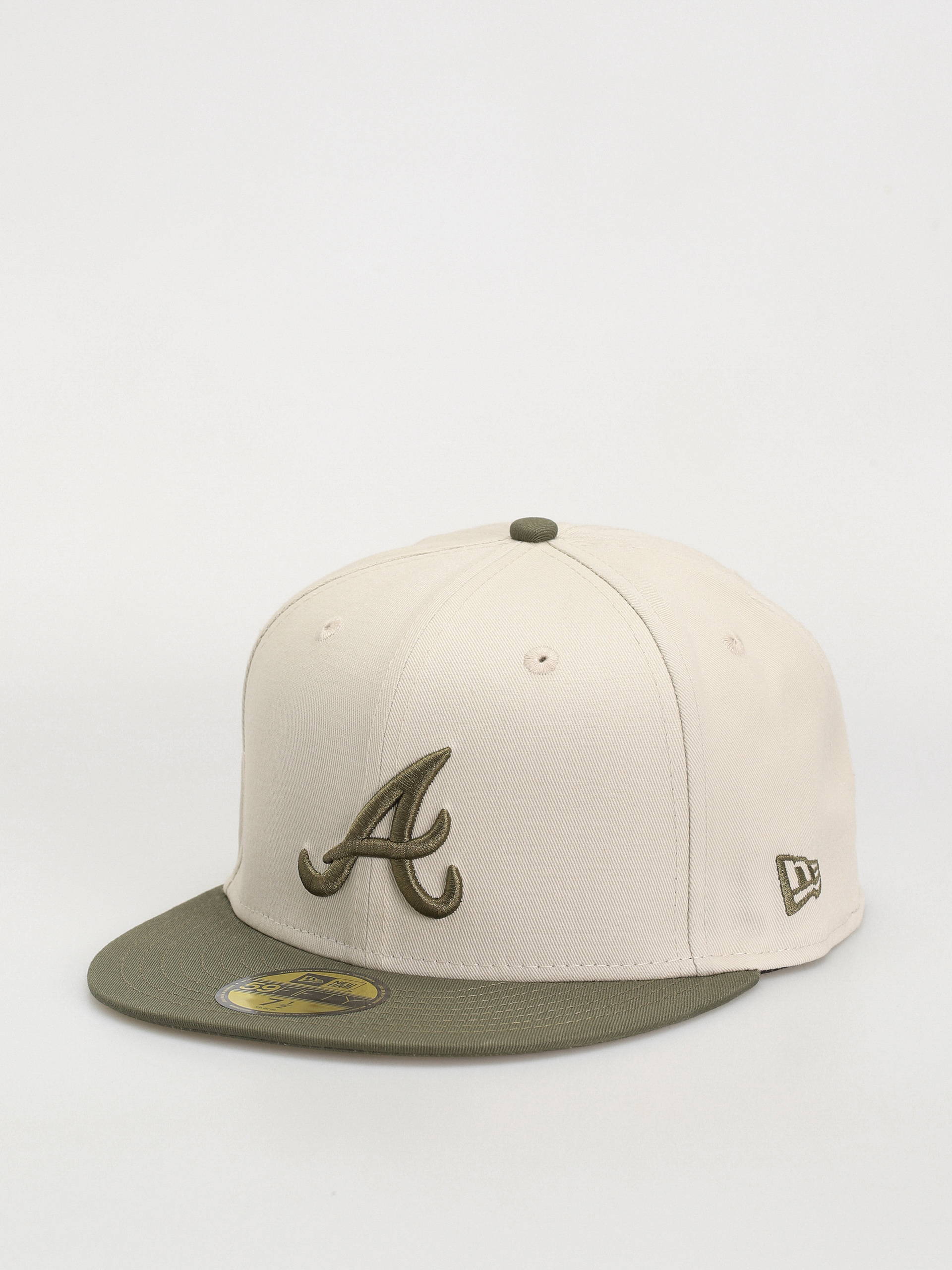 Șapcă New Era White Crown 59Fifty Atlanta Braves (khaki/white)