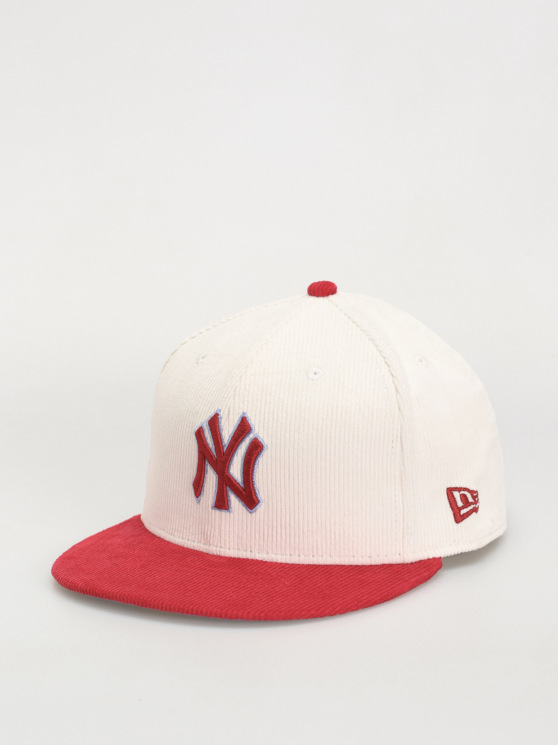 Șapcă New Era Cord 59Fifty New York Yankees (off white/red)