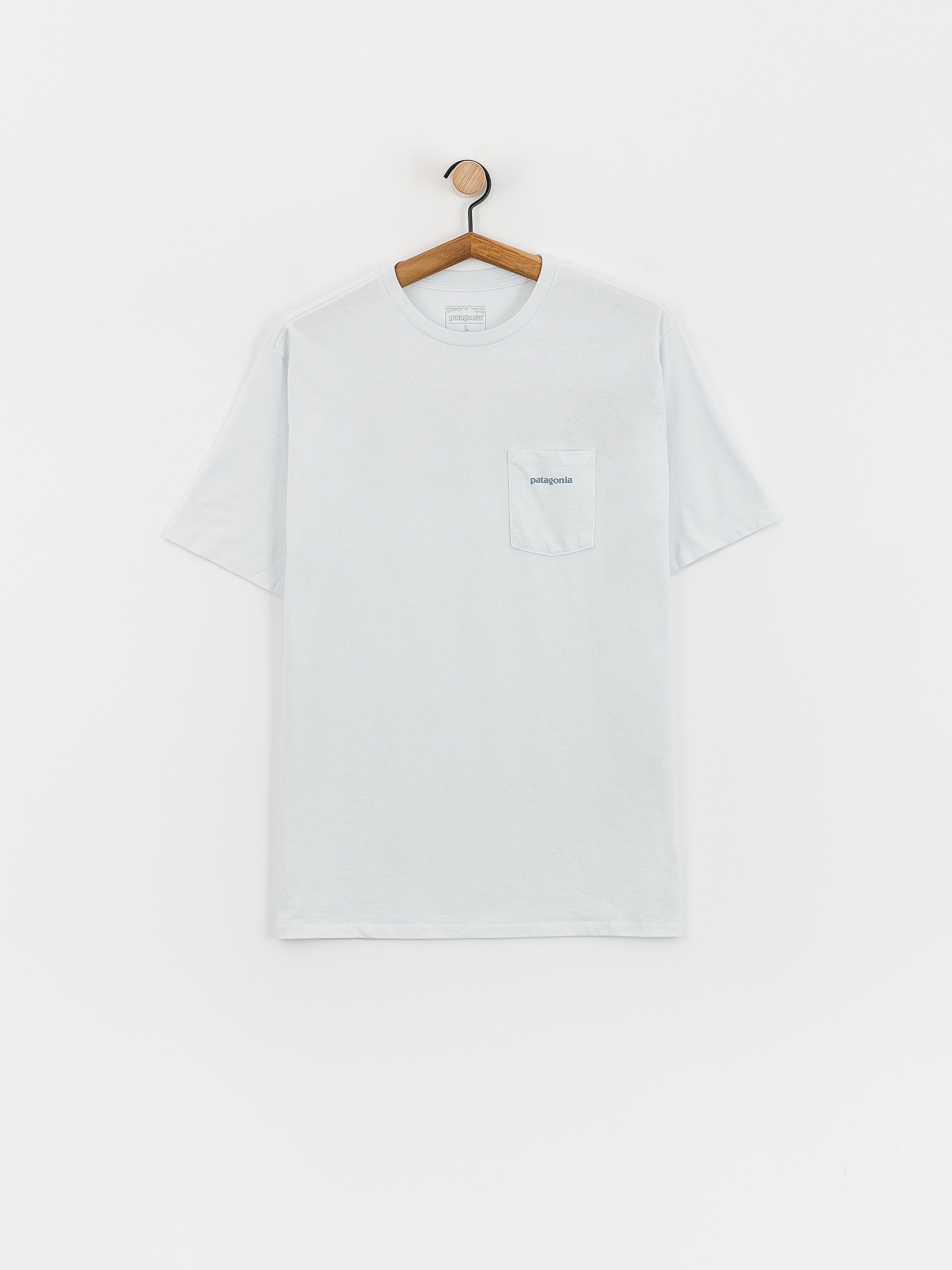 Tricou Patagonia Boardshort Logo Pocket Responsibili (white)