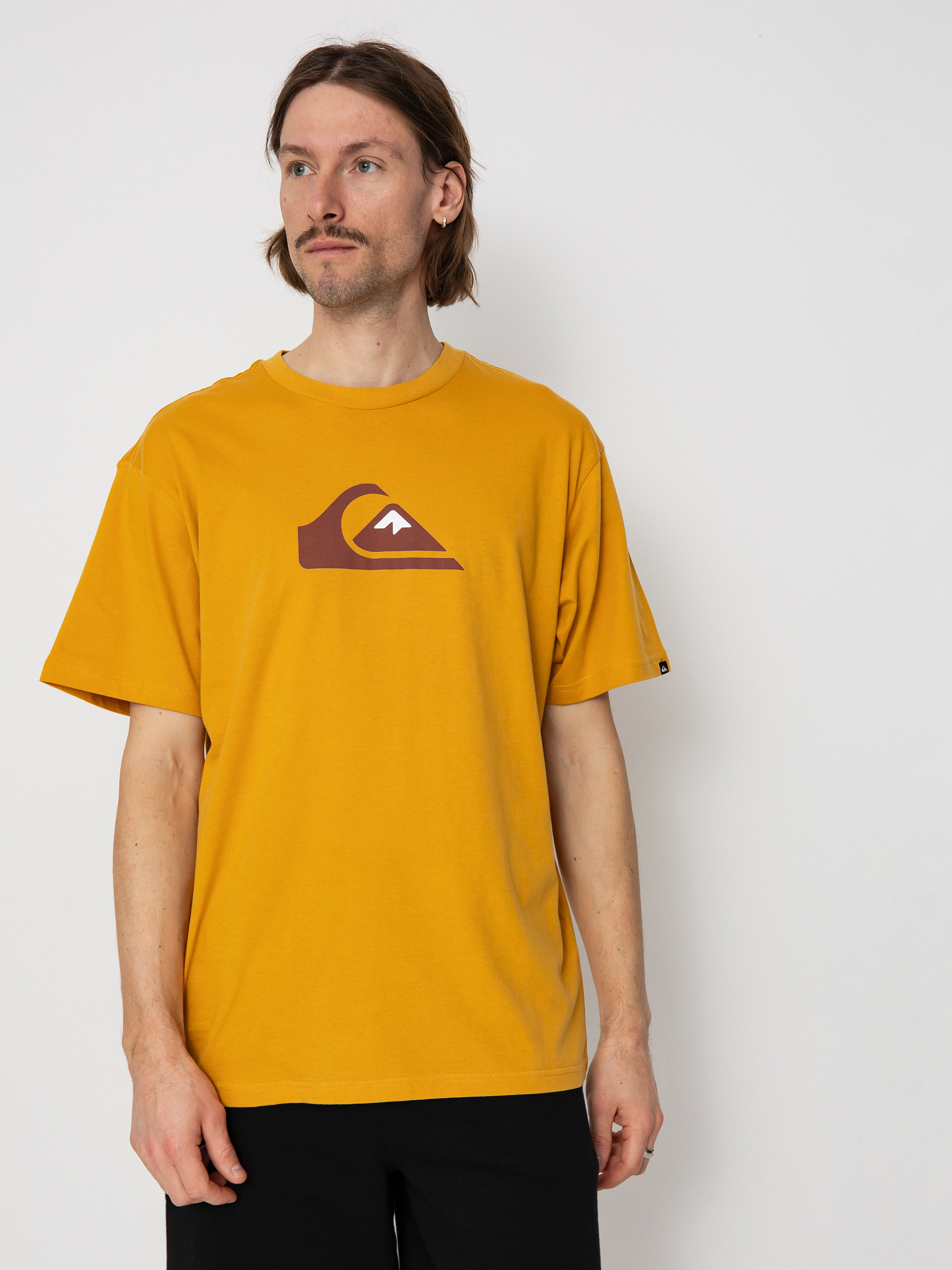 Tricou Quiksilver Comp Logo (mustard)