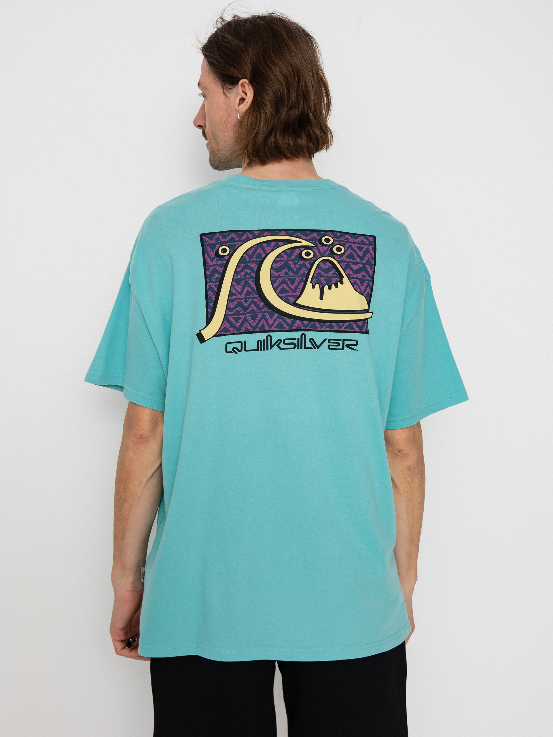 Tricou Quiksilver Take Us Back Bubble (marine blue)