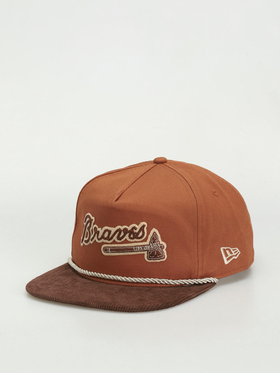 Șapcă New Era Cord Golfer Atlanta Braves (brown/orange)