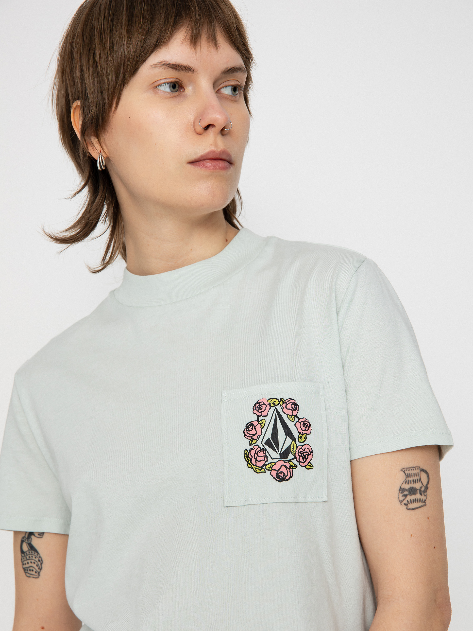 Tricou Volcom Pocket Dial Wmn (chlorine)