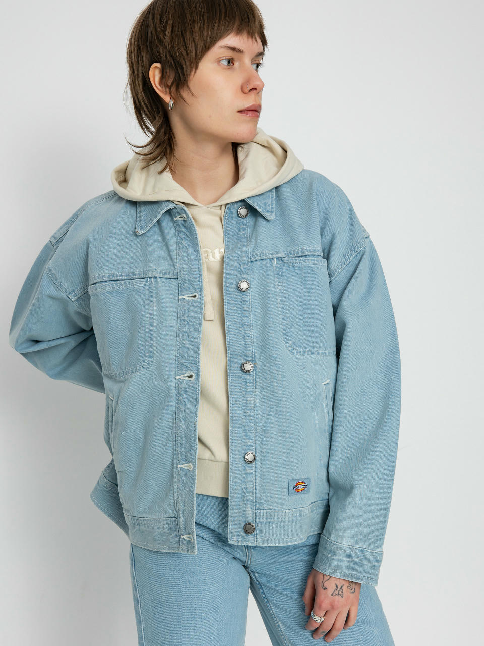 Geacă Dickies Herndon Wmn (vintage aged blue)