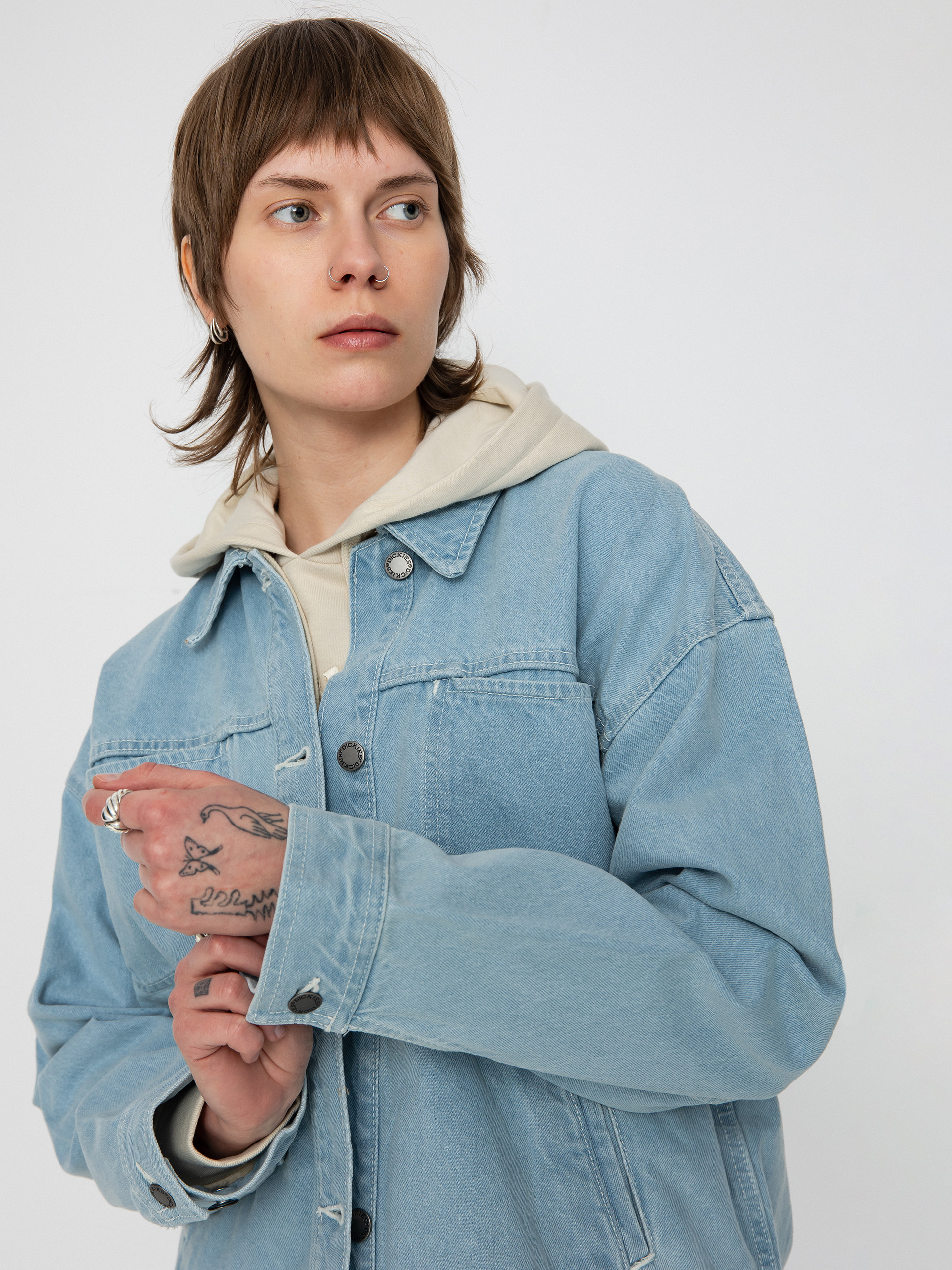 Geacă Dickies Herndon Wmn (vintage aged blue)