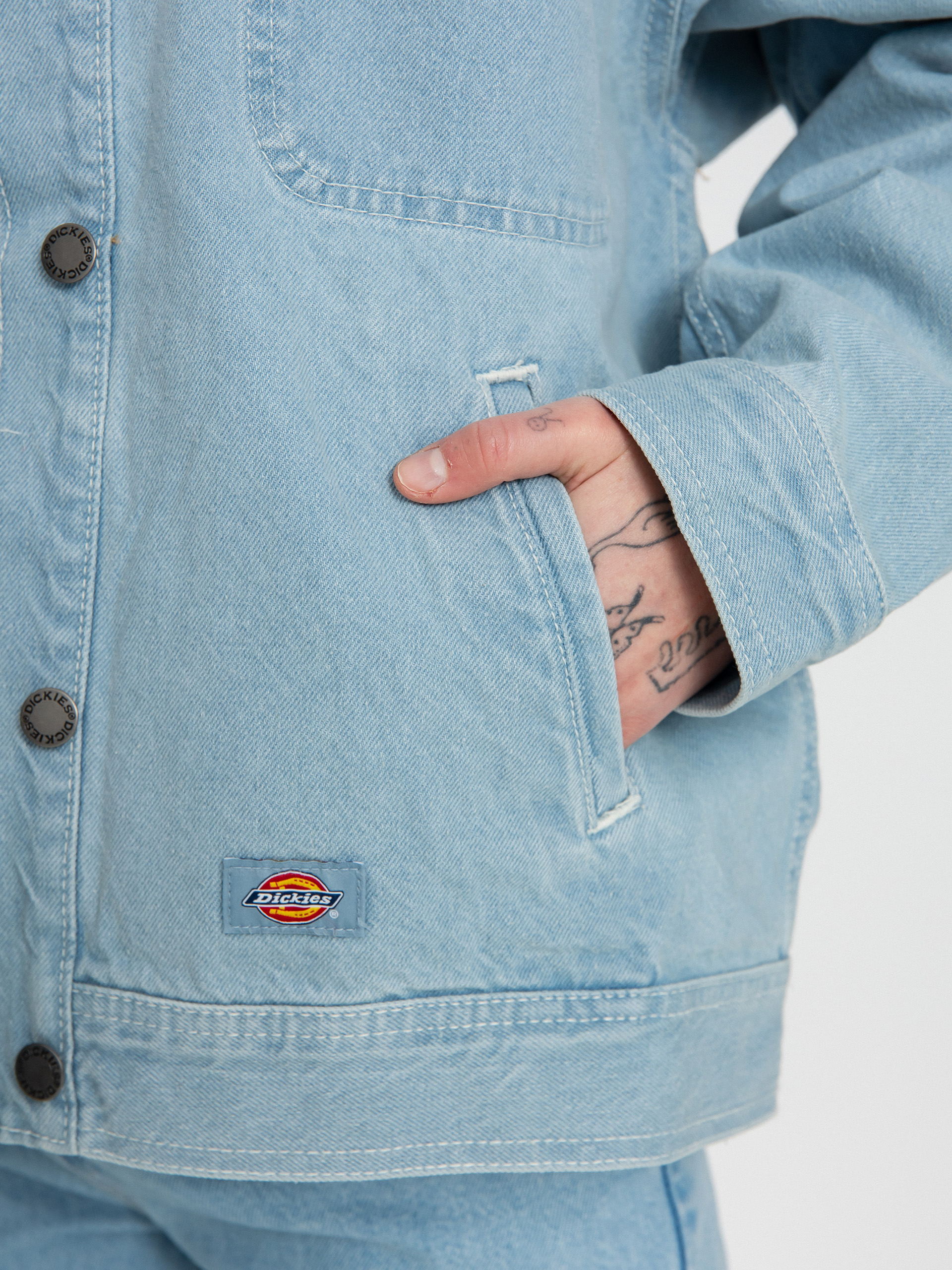 Geacă Dickies Herndon Wmn (vintage aged blue)
