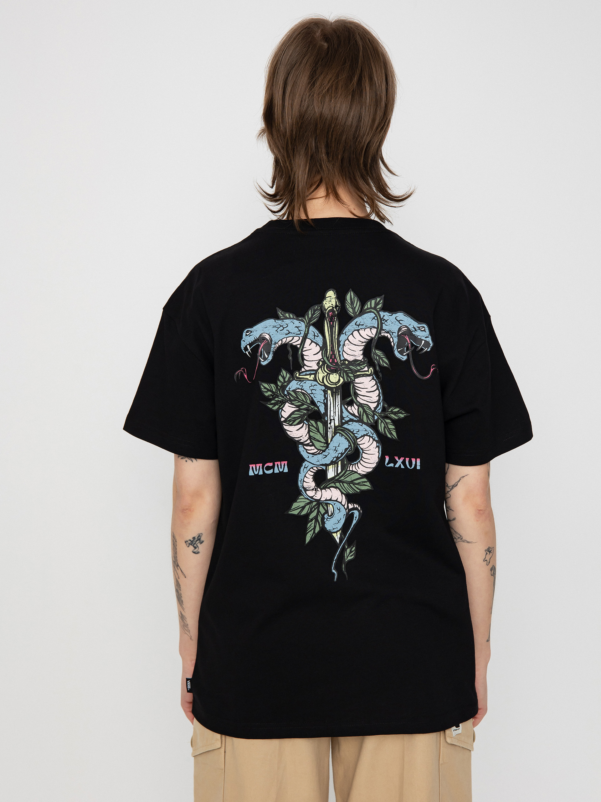 Tricou Vans Outdoor Abduction Oversized Wmn (black)