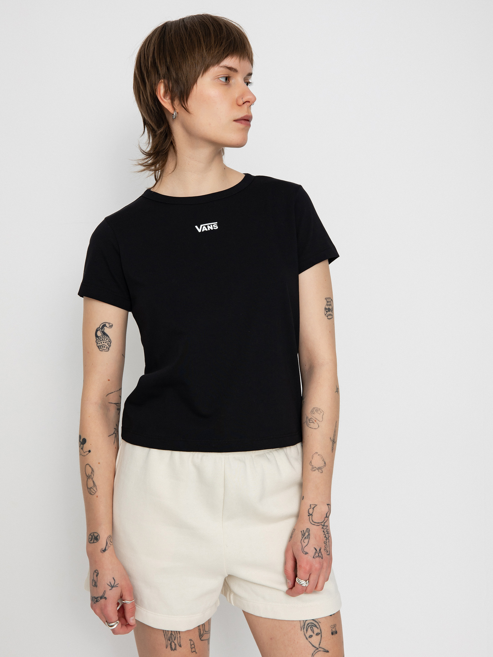 Tricou Vans Basic Mini Wmn (black)