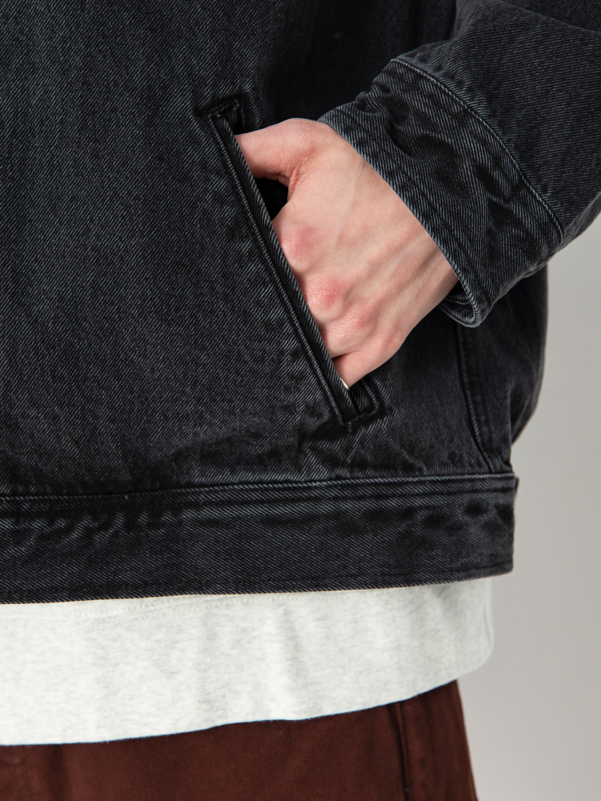 Geacă OBEY Easton (faded black)