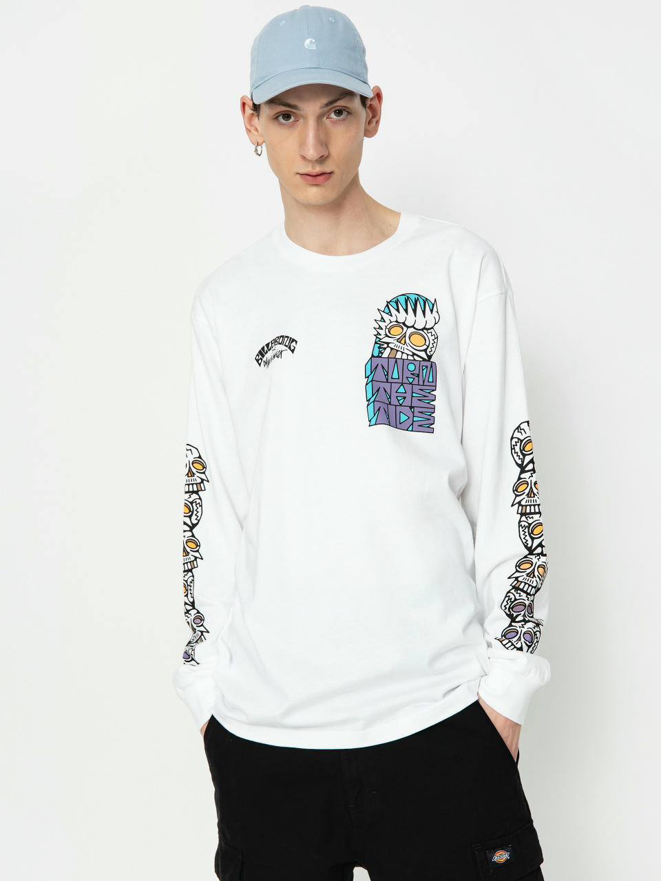 Longsleeve Billabong Skulls Og (white)