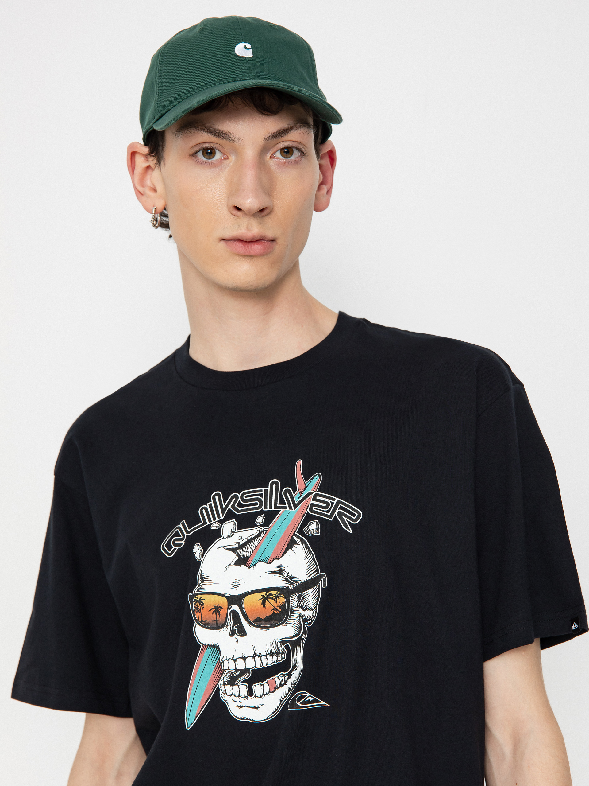 Tricou Quiksilver One Last Surf (black)