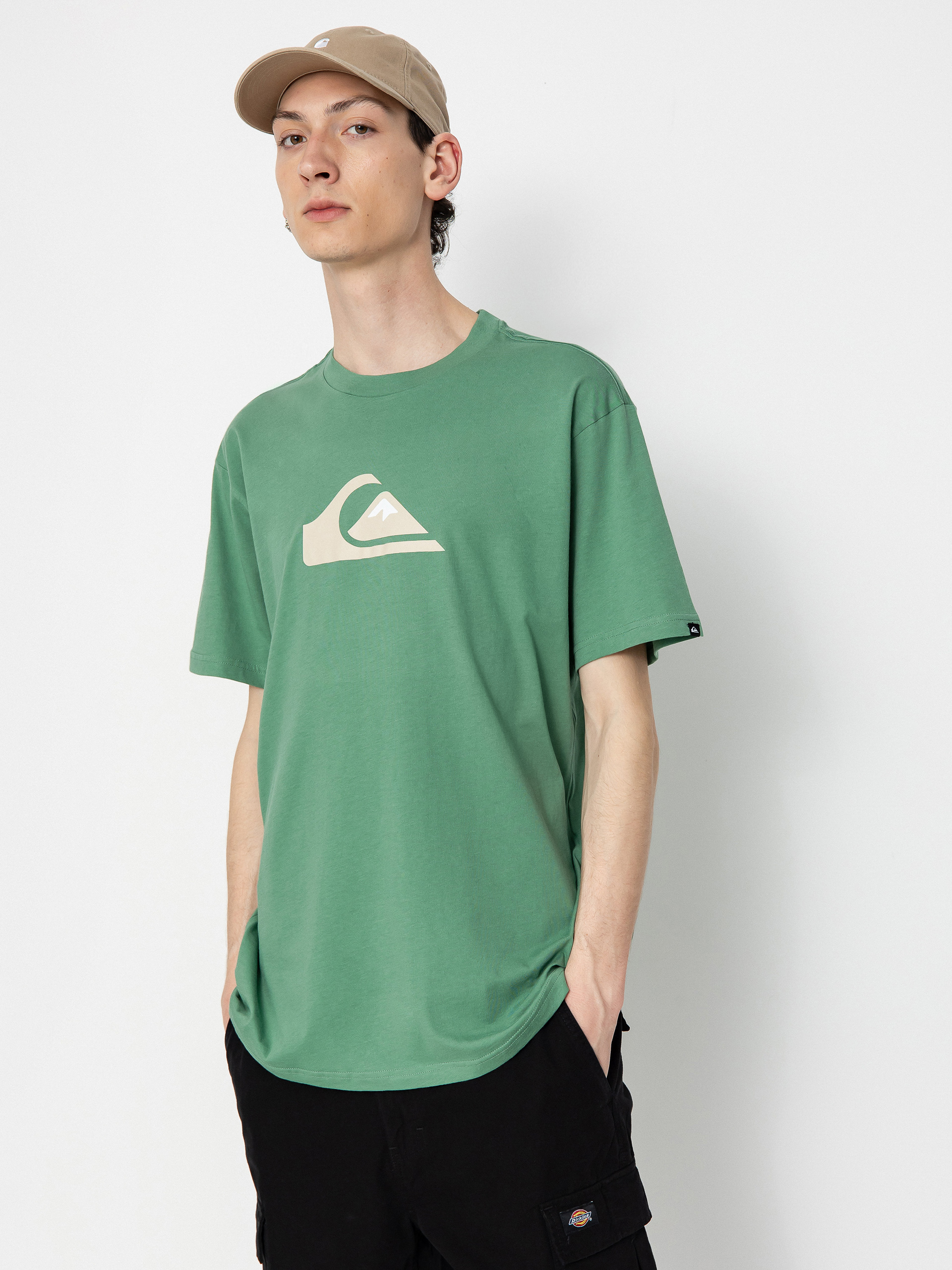 Tricou Quiksilver Comp Logo (frosty spruce)