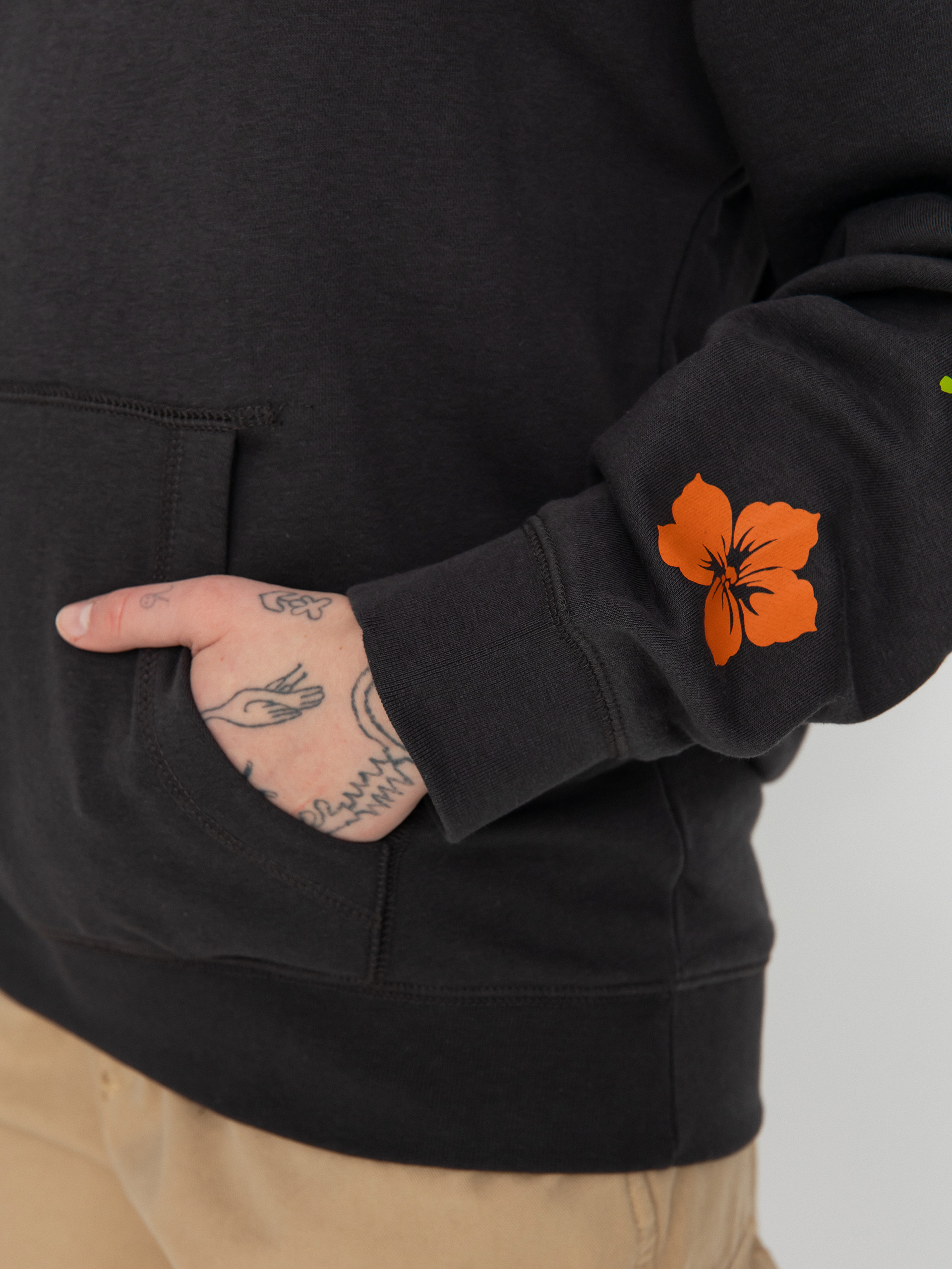 Hanorac cu glugă Billabong Best Coast HD Wmn (off black)