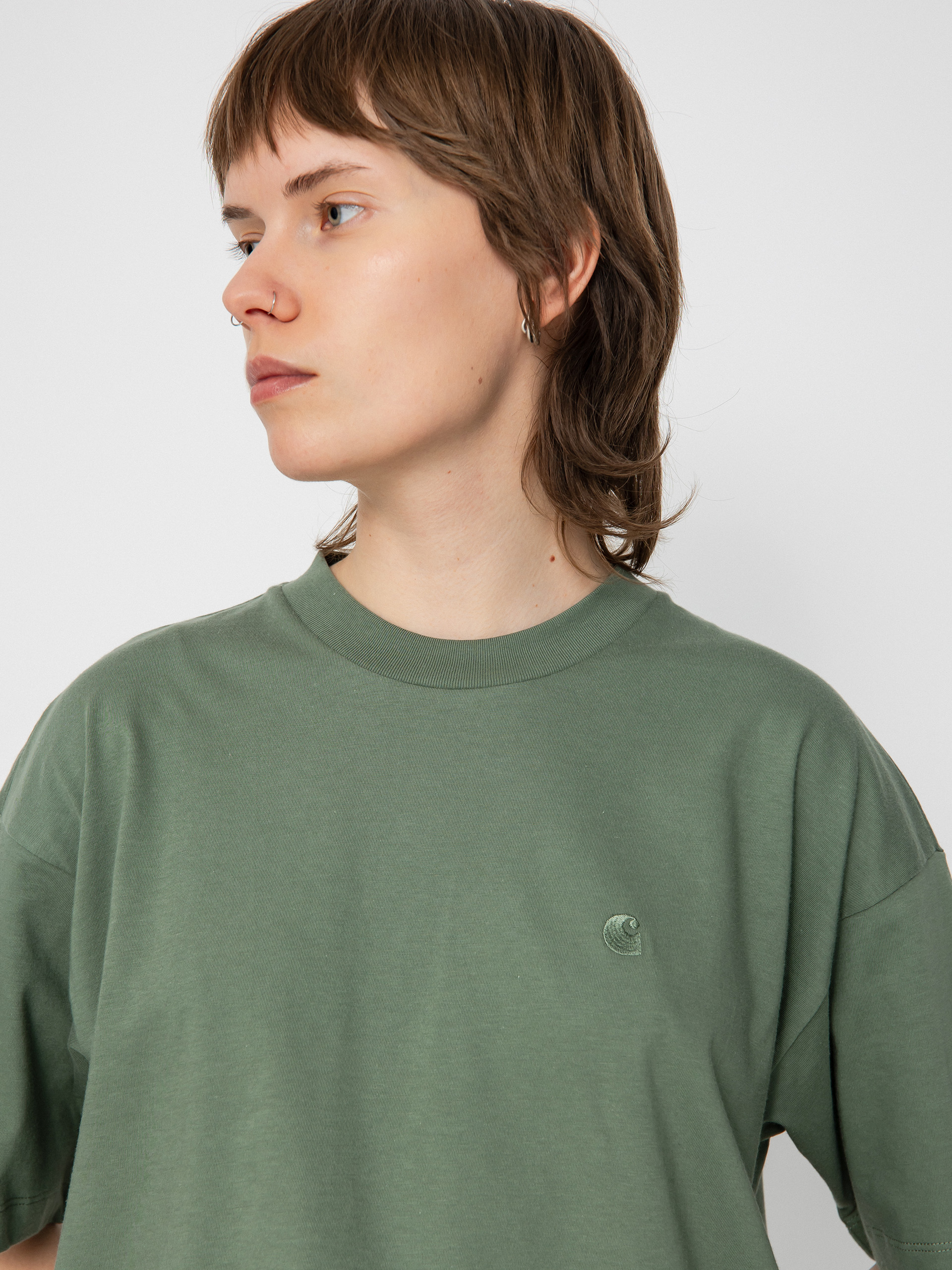 Tricou Carhartt WIP Chester Wmn (park)