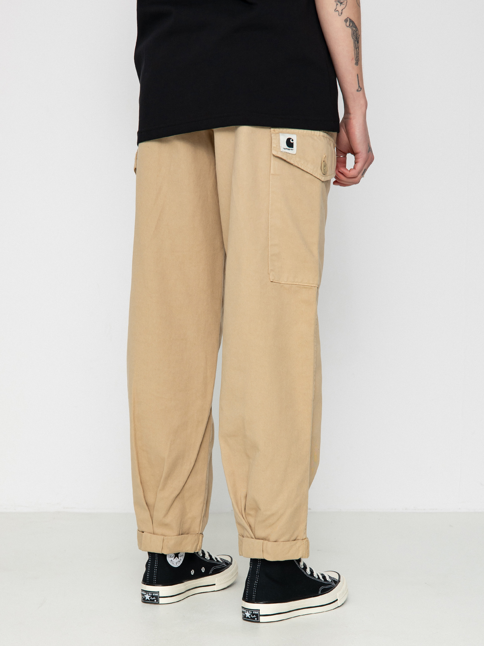 Pantaloni Carhartt WIP Collins Wmn (sable)