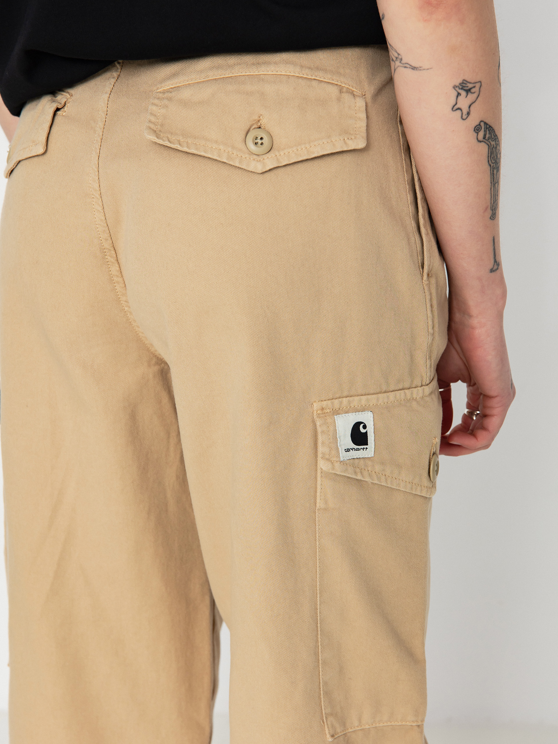 Pantaloni Carhartt WIP Collins Wmn (sable)