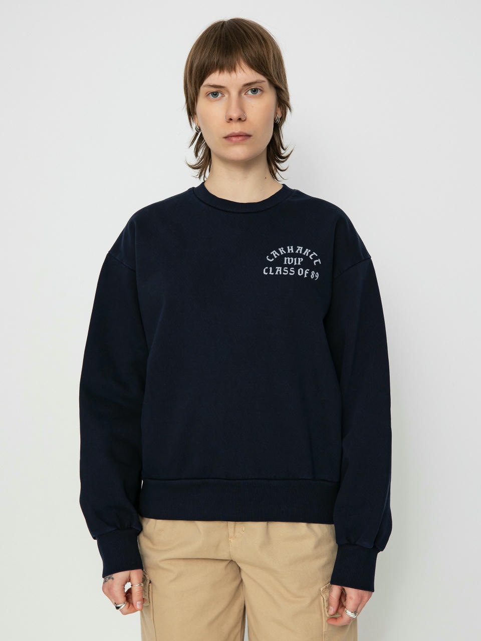 Hanorac Carhartt WIP Class of 89 Wmn (dark navy/white)