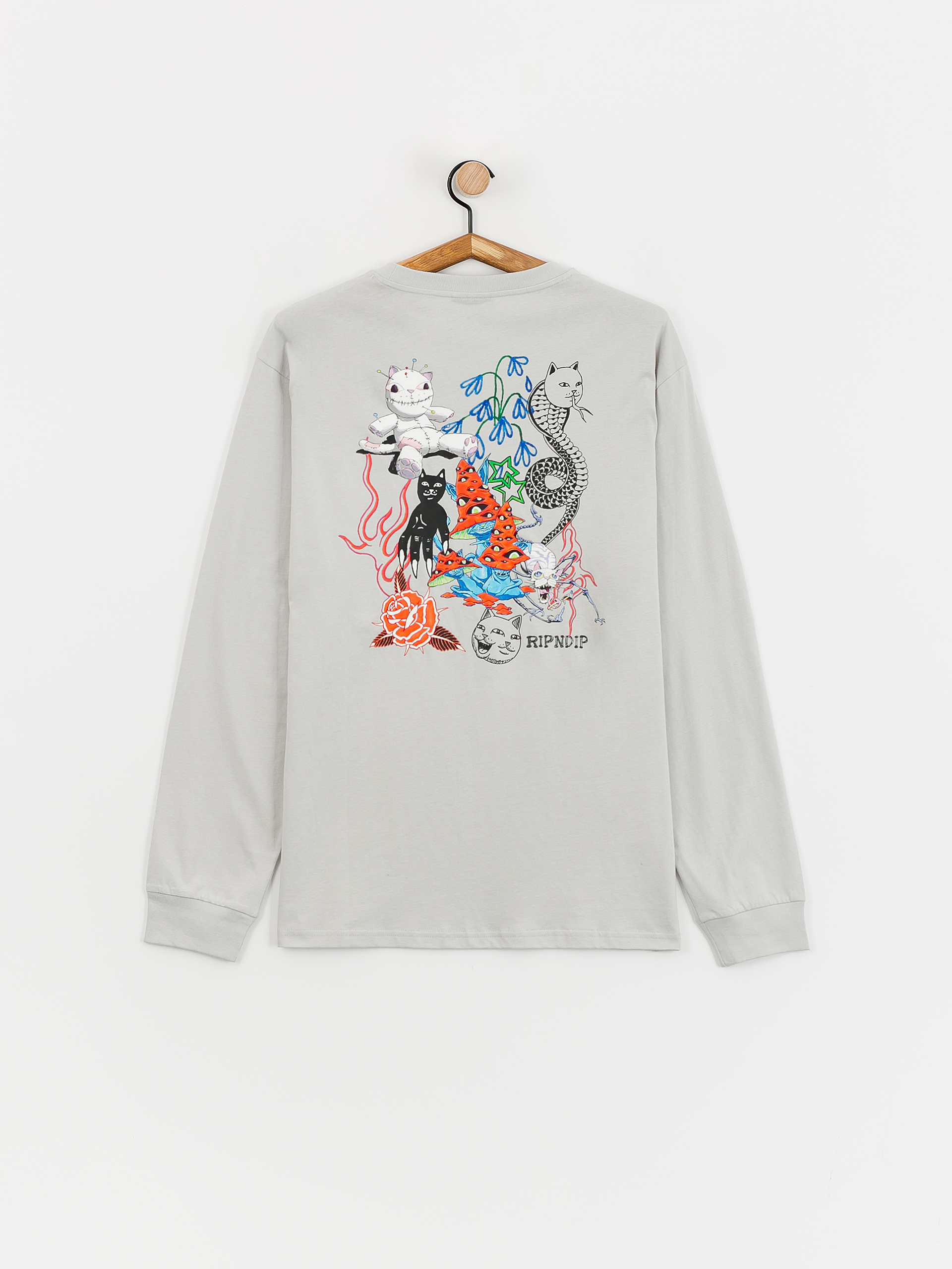 Longsleeve RipNDip Travis Long (grey)
