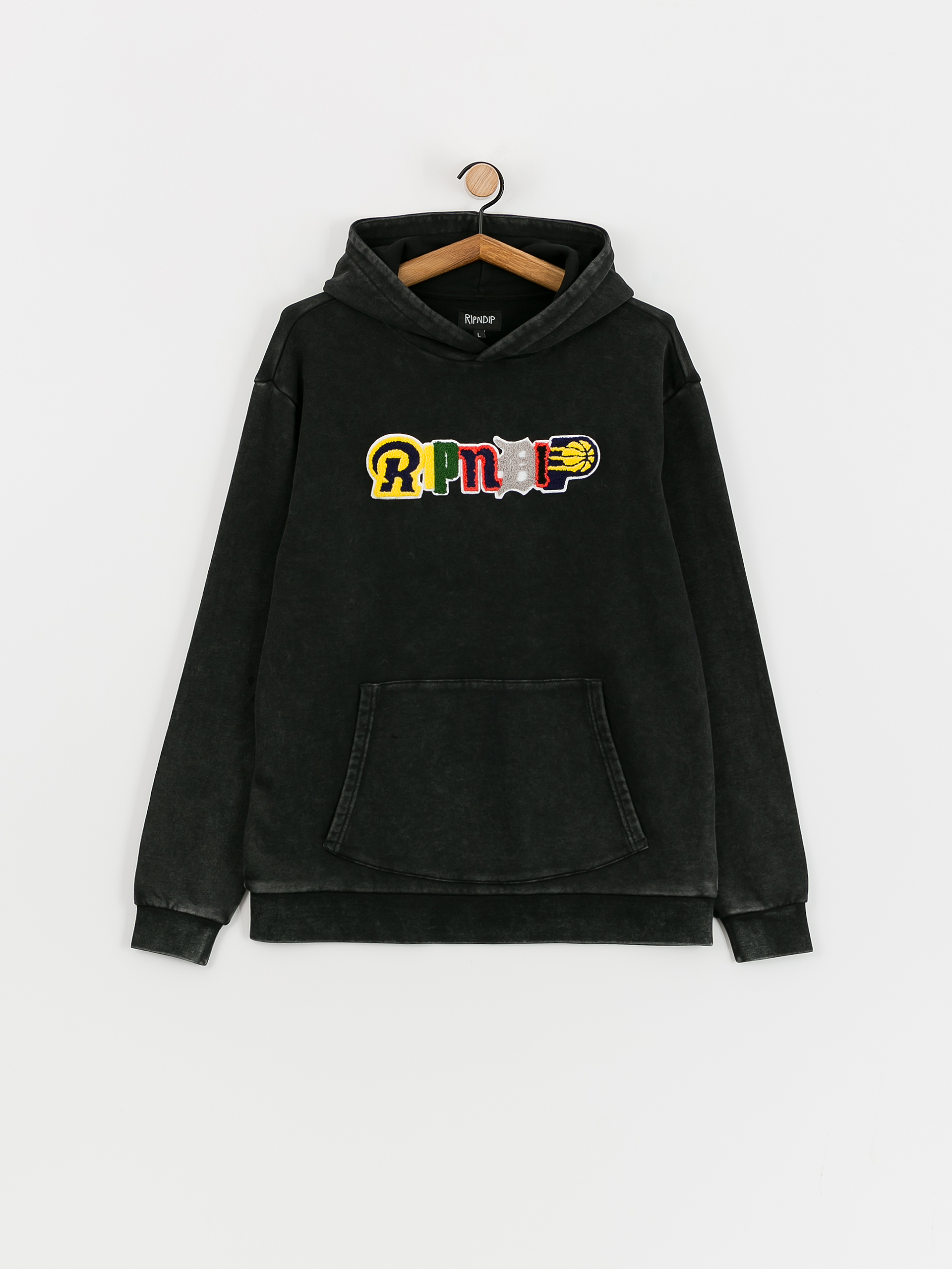 Hanorac cu glugă RipNDip Fan Fave HD (black wash)