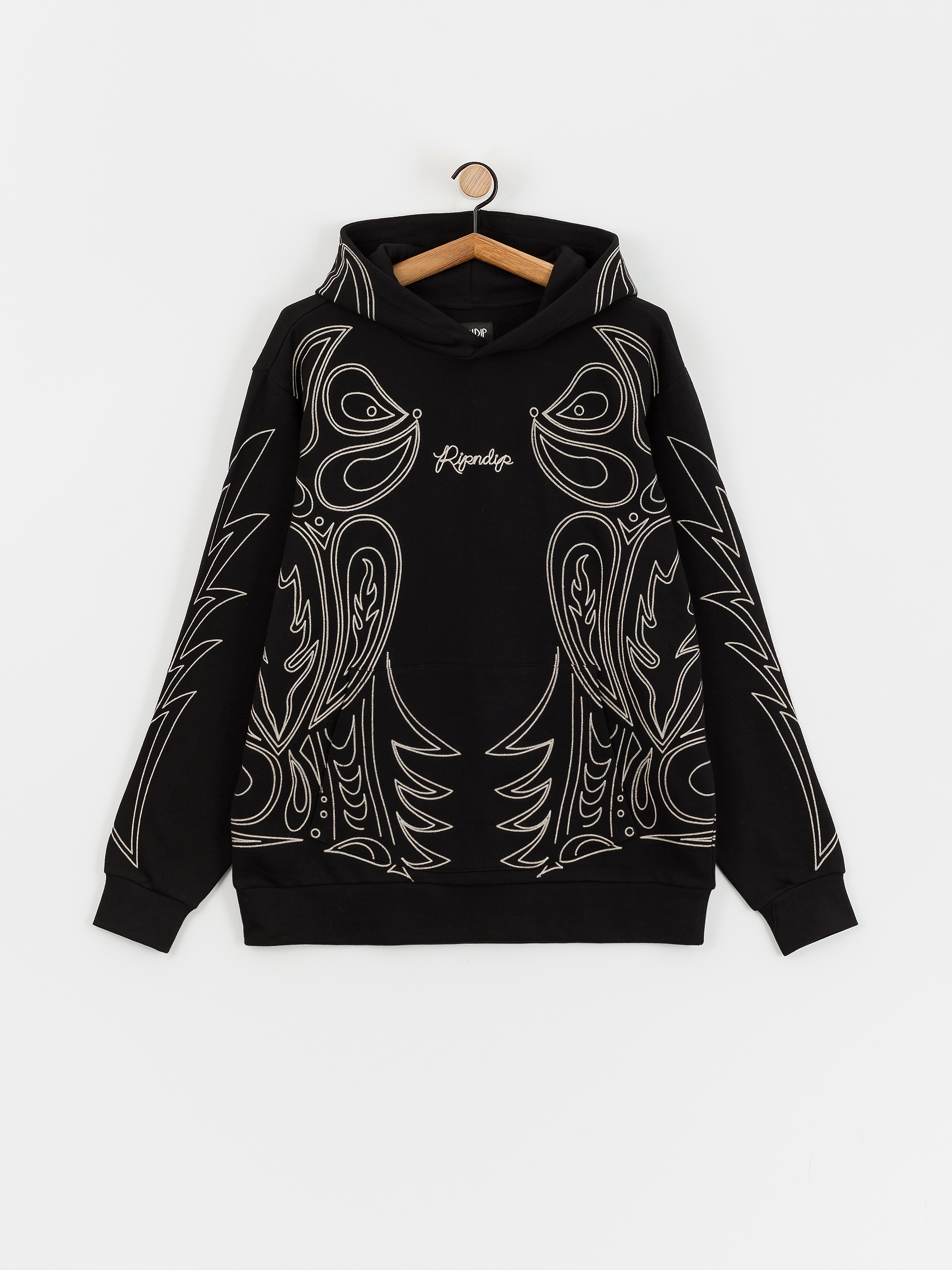 Hanorac cu glugă RipNDip Howdy HD (black)