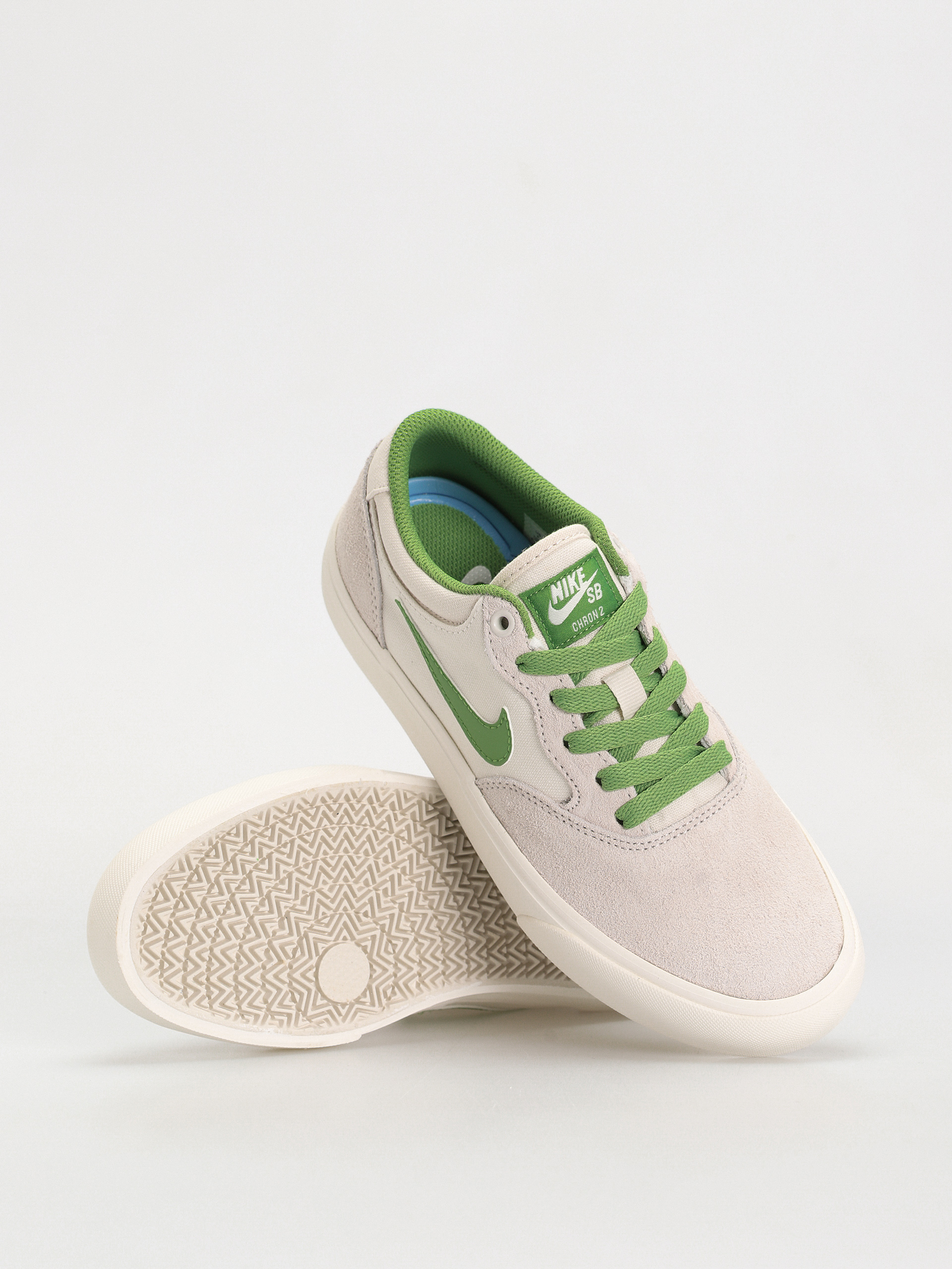 Pantofi Nike SB Chron 2 (phantom/chlorophyll summit white sail)