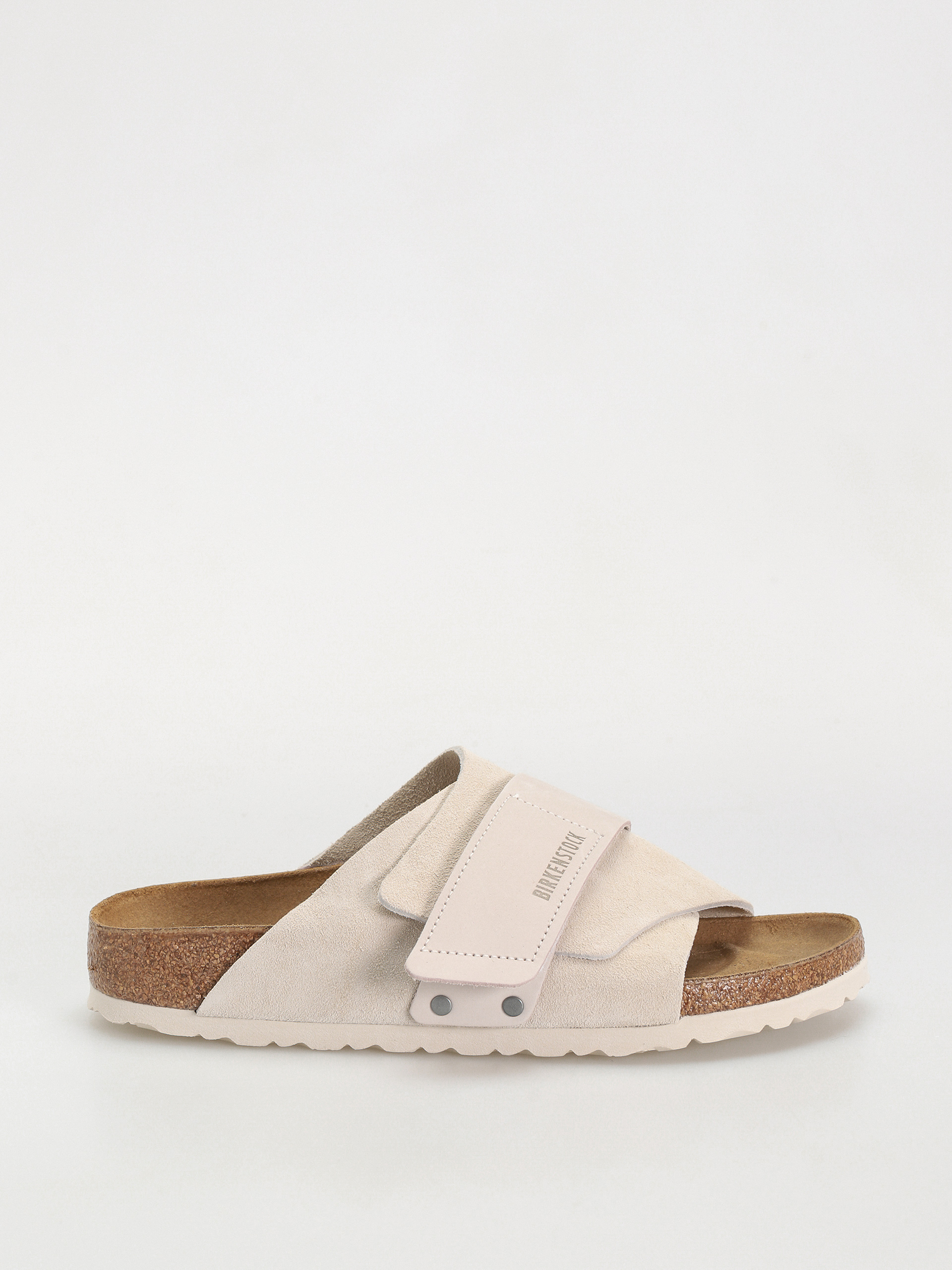 Șlapi Birkenstock Kyoto Nubuck Suede Leather Narrow Wmn - bej