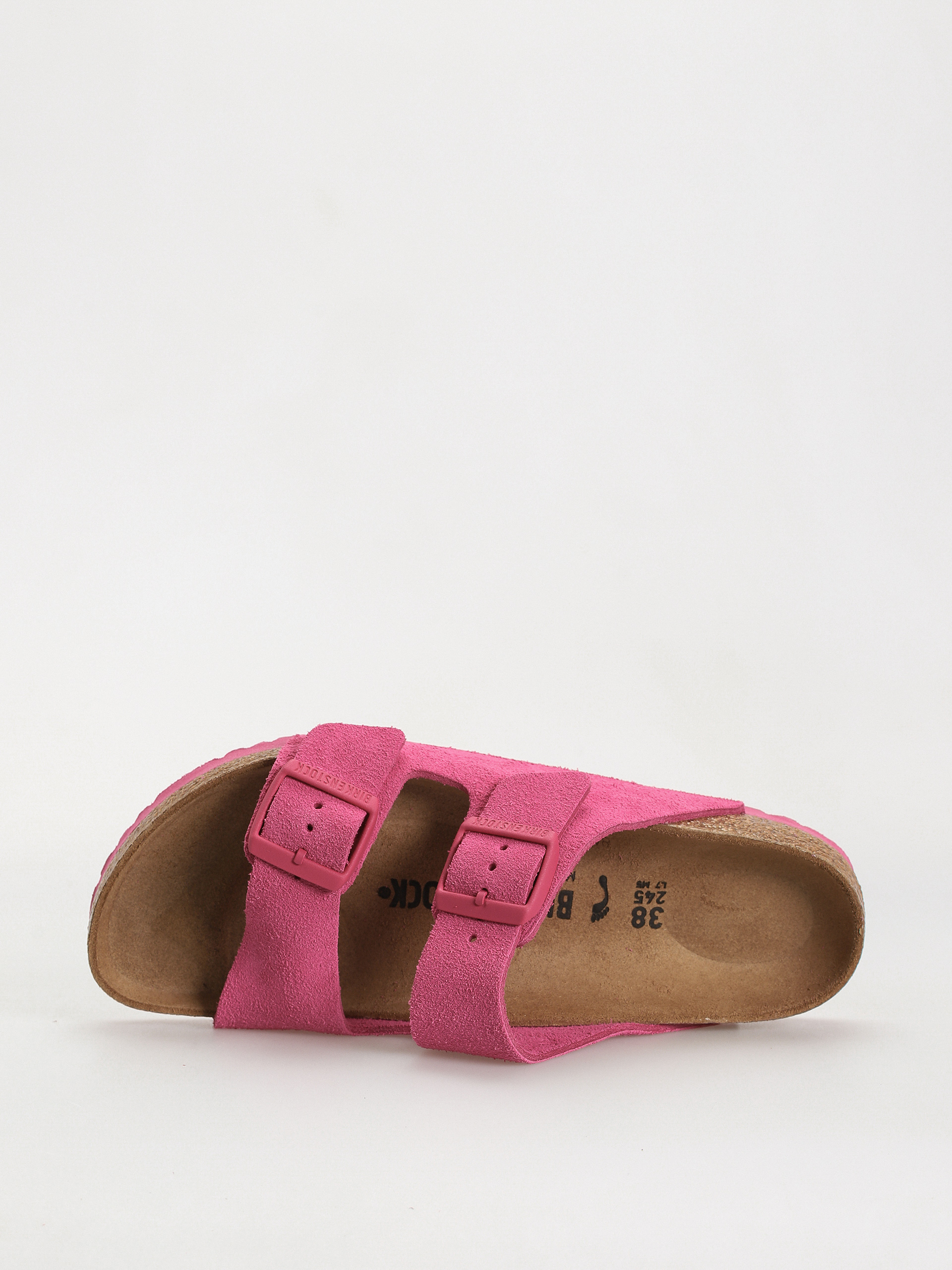 Șlapi Birkenstock Arizona Suede Leather Narrow Wmn (fuchsia tulip)