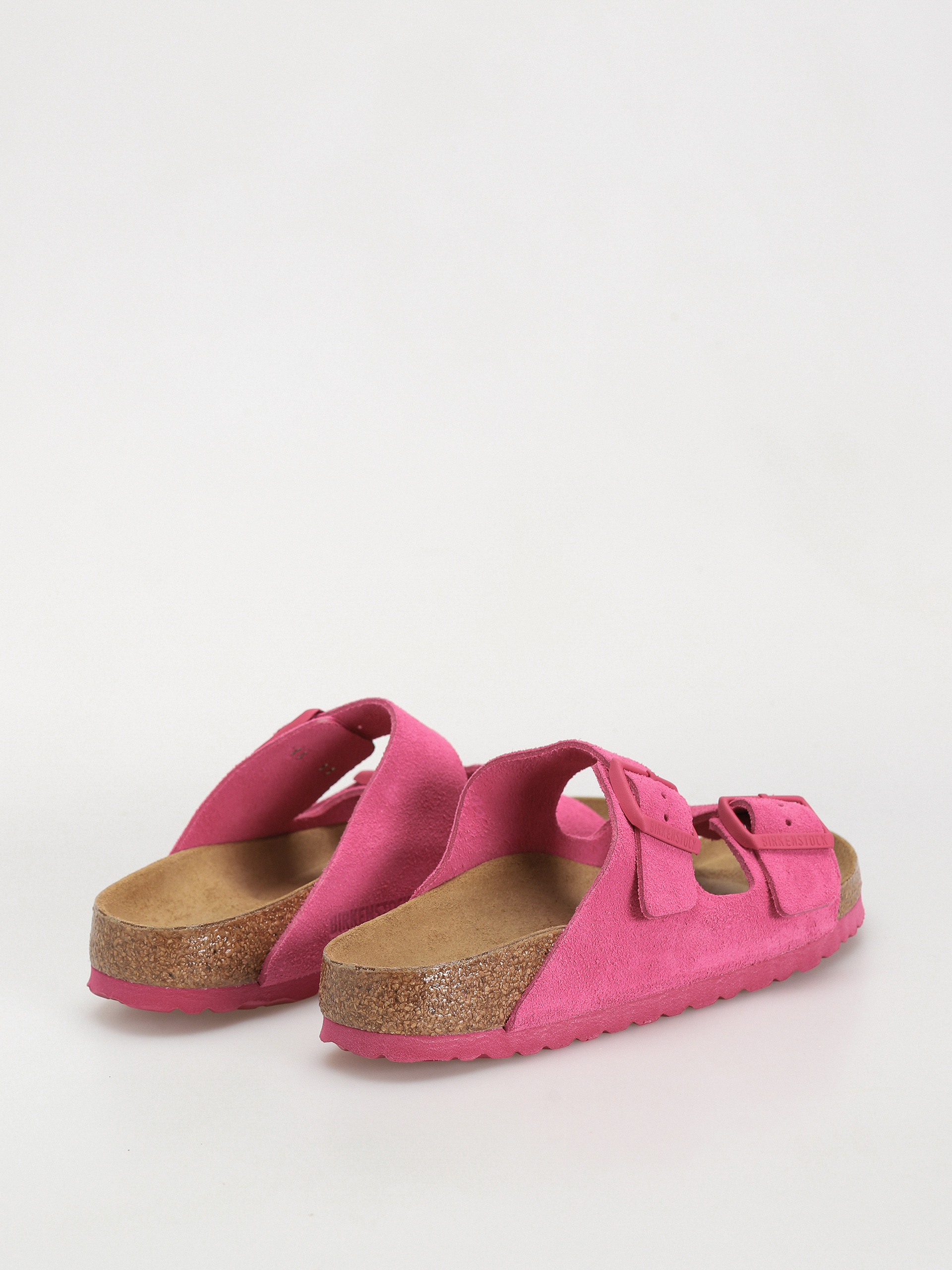 Șlapi Birkenstock Arizona Suede Leather Narrow Wmn (fuchsia tulip)