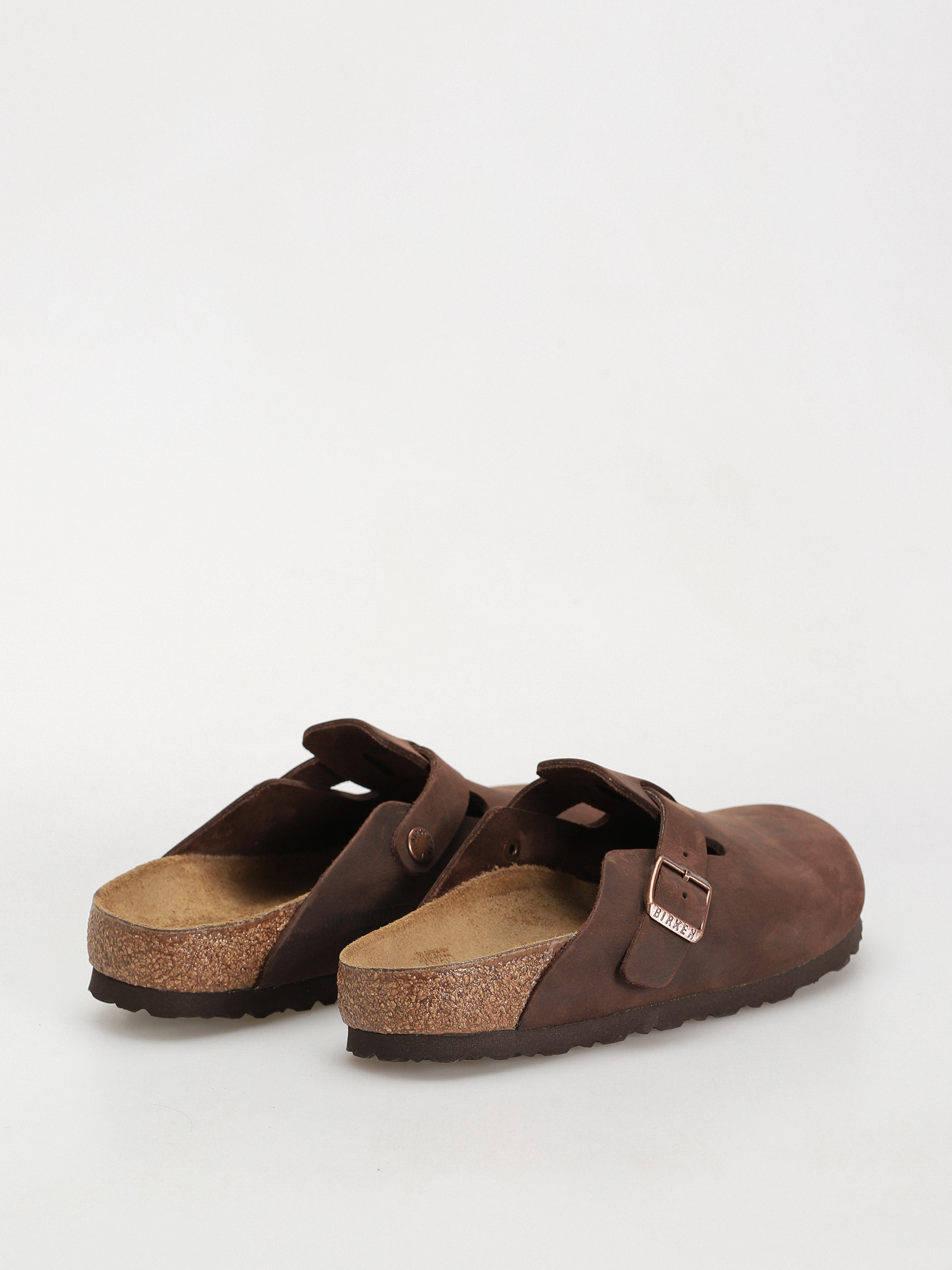Șlapi Birkenstock Boston Oiled Leather Narrow Wmn (habana)